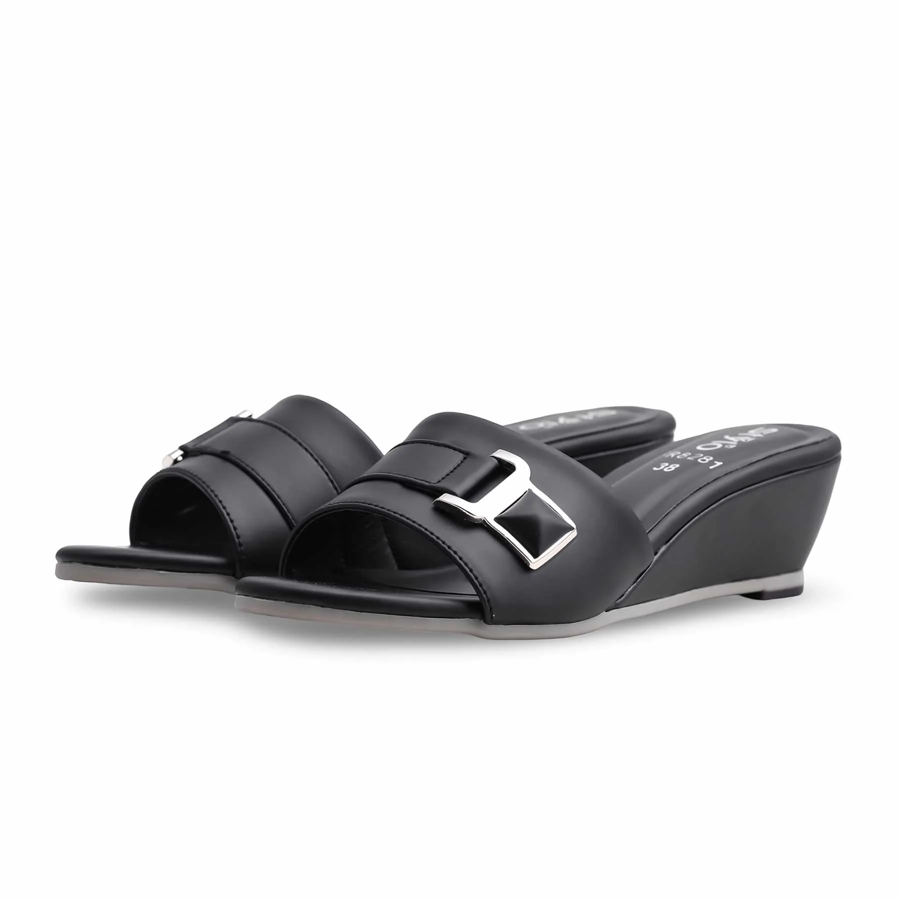 Black Formal Slipper FR8281 - Image 3