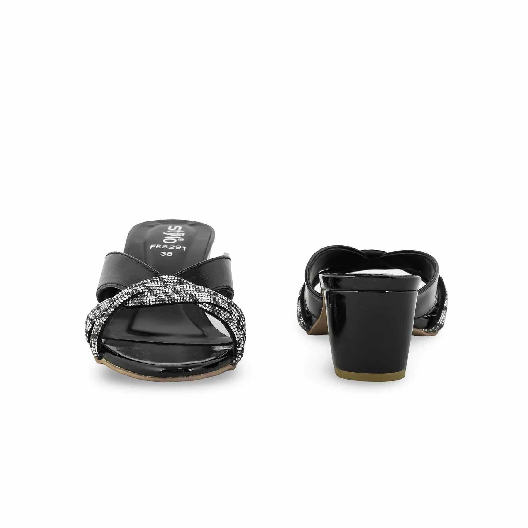 Black Formal Slipper FR8291 - Image 4