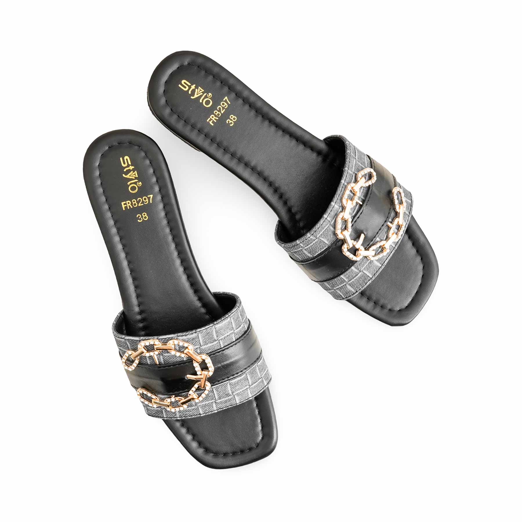 Black Formal Slipper FR8297 - Image 5