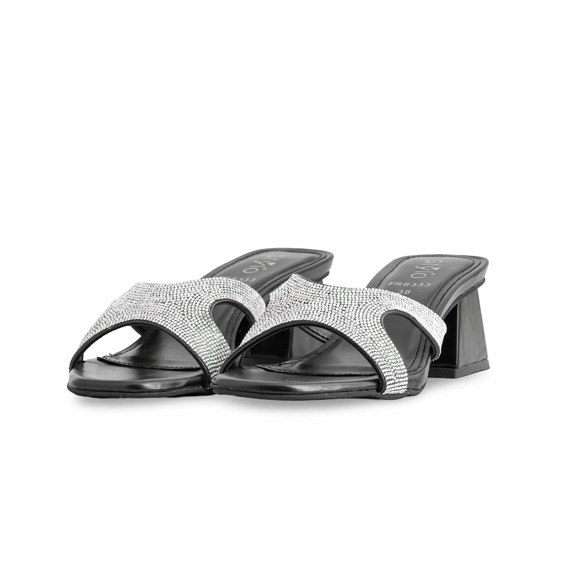 Black Formal Slipper FR8333 - Image 3