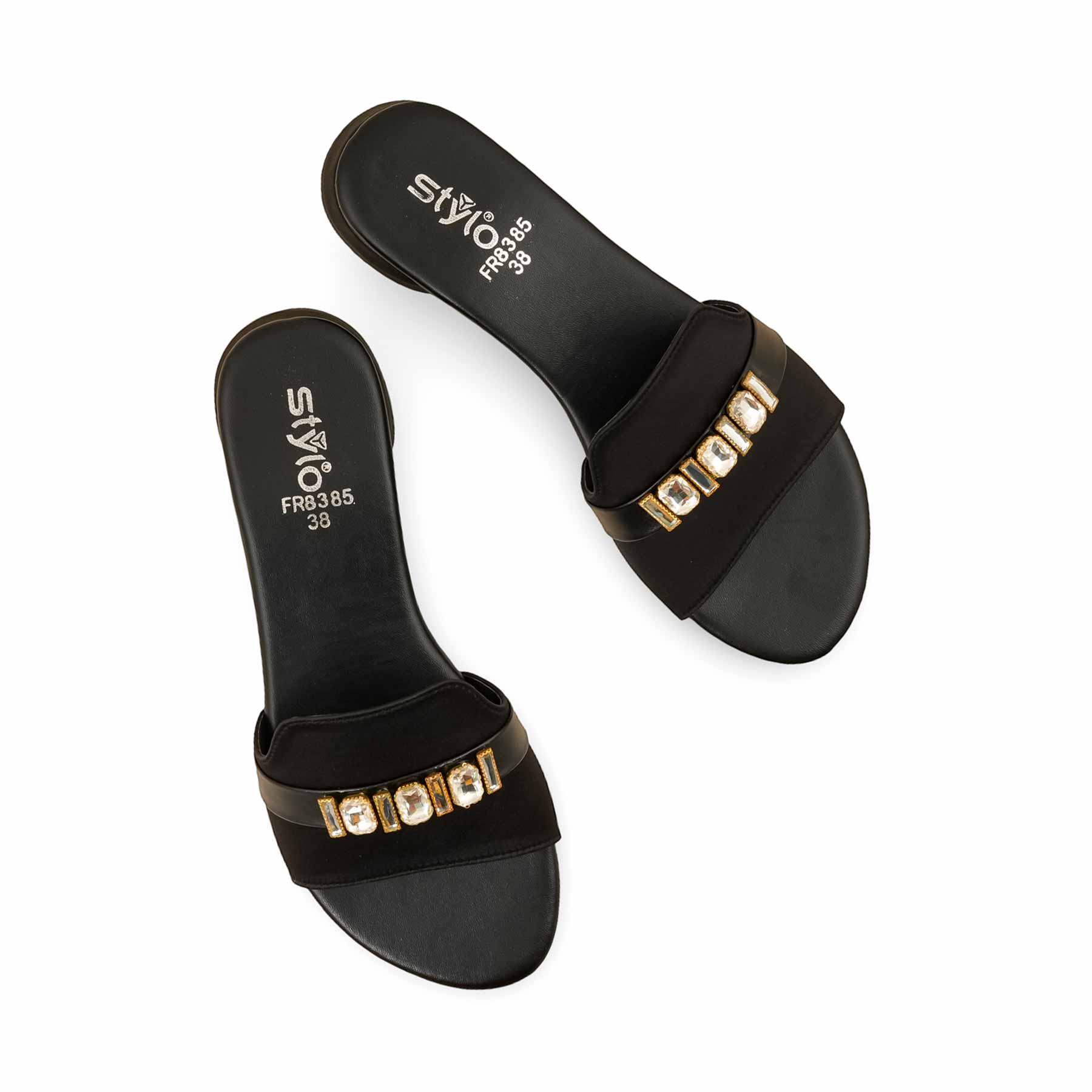 Black Formal Slipper FR8385 - Image 5