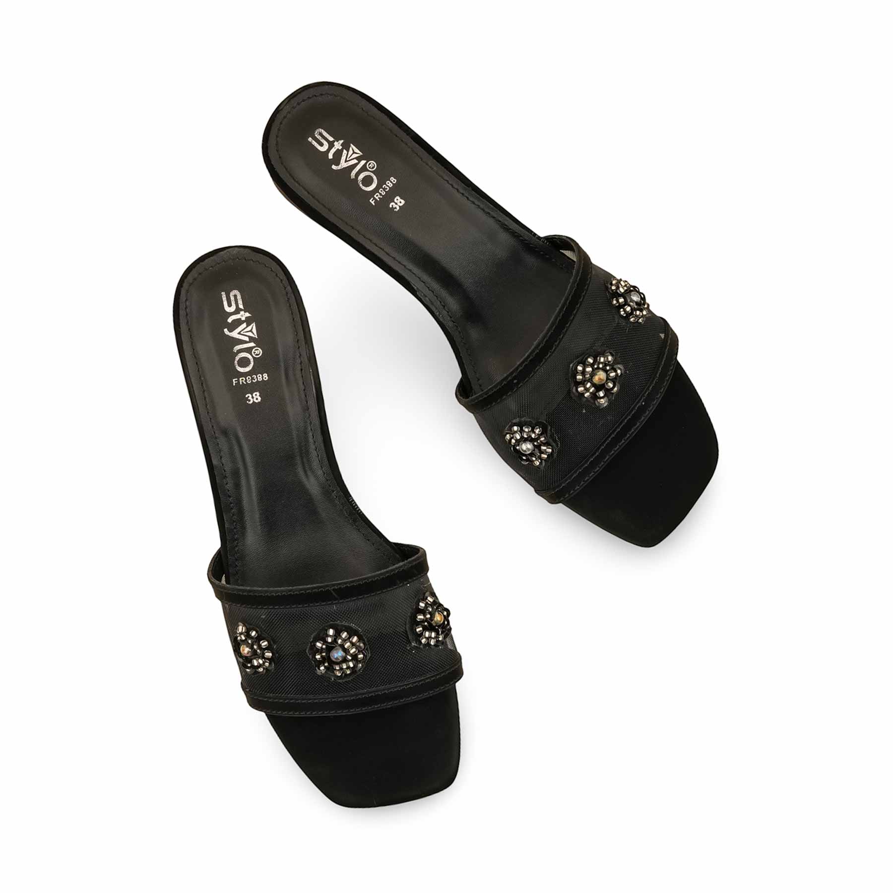 Black Formal Slipper FR8388 - Image 5