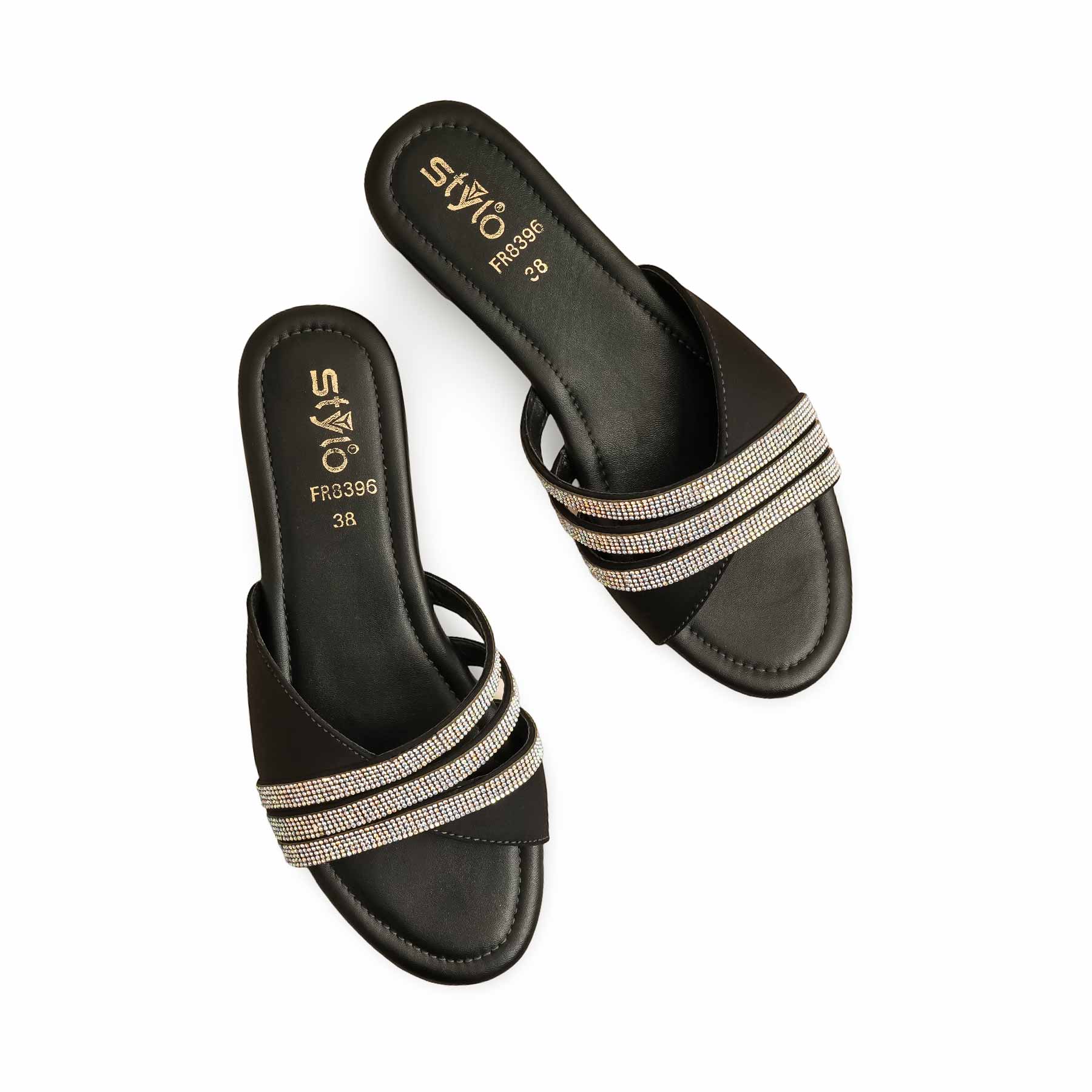 Black Formal Slipper FR8396 - Image 5