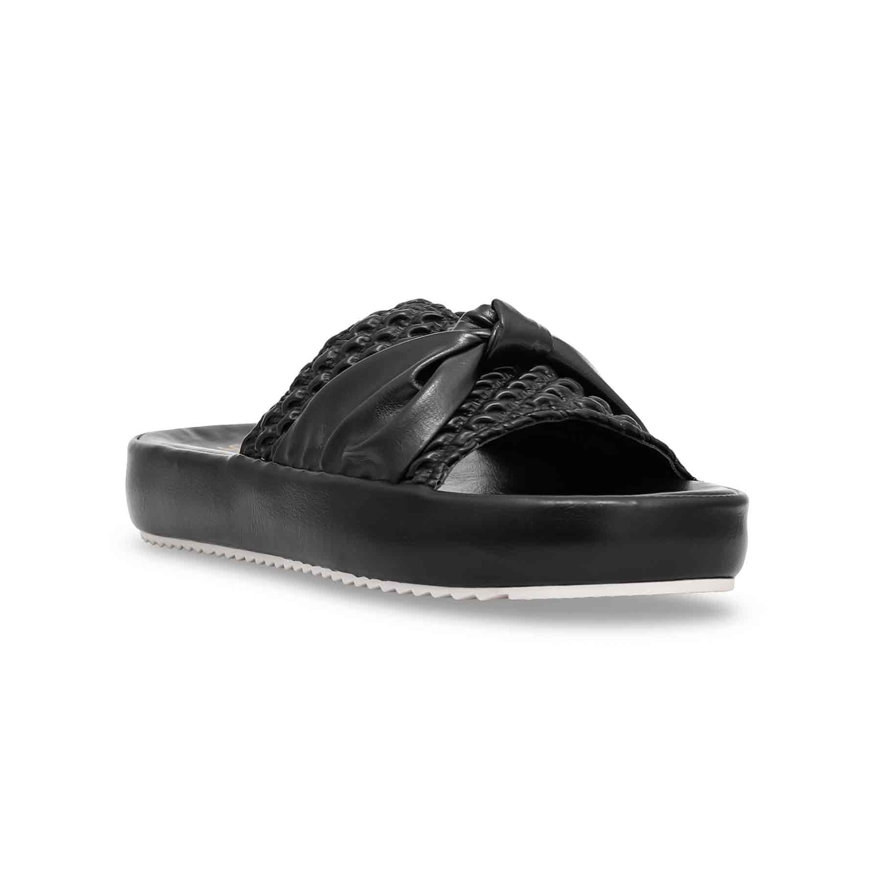 Black Formal Slipper PU0307 - Image 3
