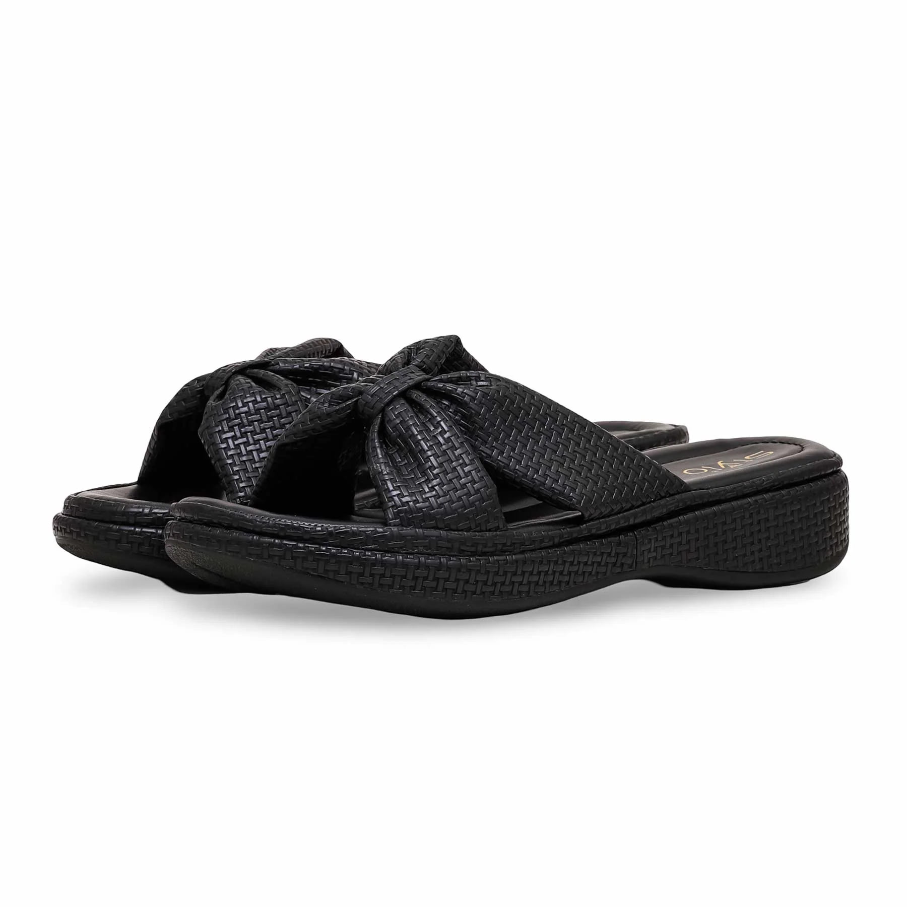 Black Formal Slipper PU0406 - Image 2