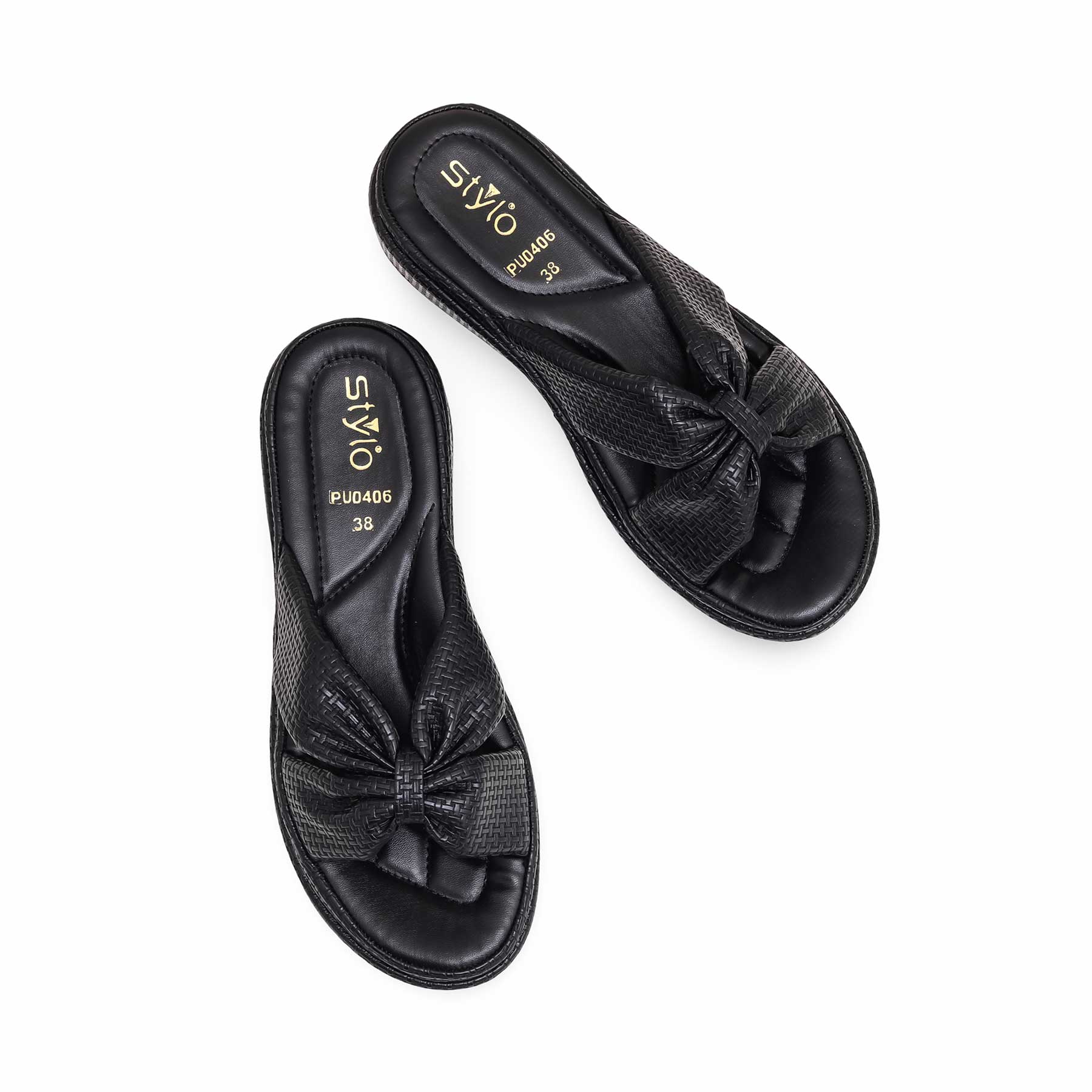 Black Formal Slipper PU0406 - Image 4