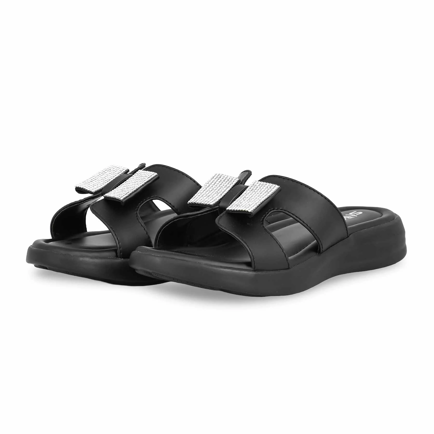 Black Formal Slipper PU0487 - Image 3