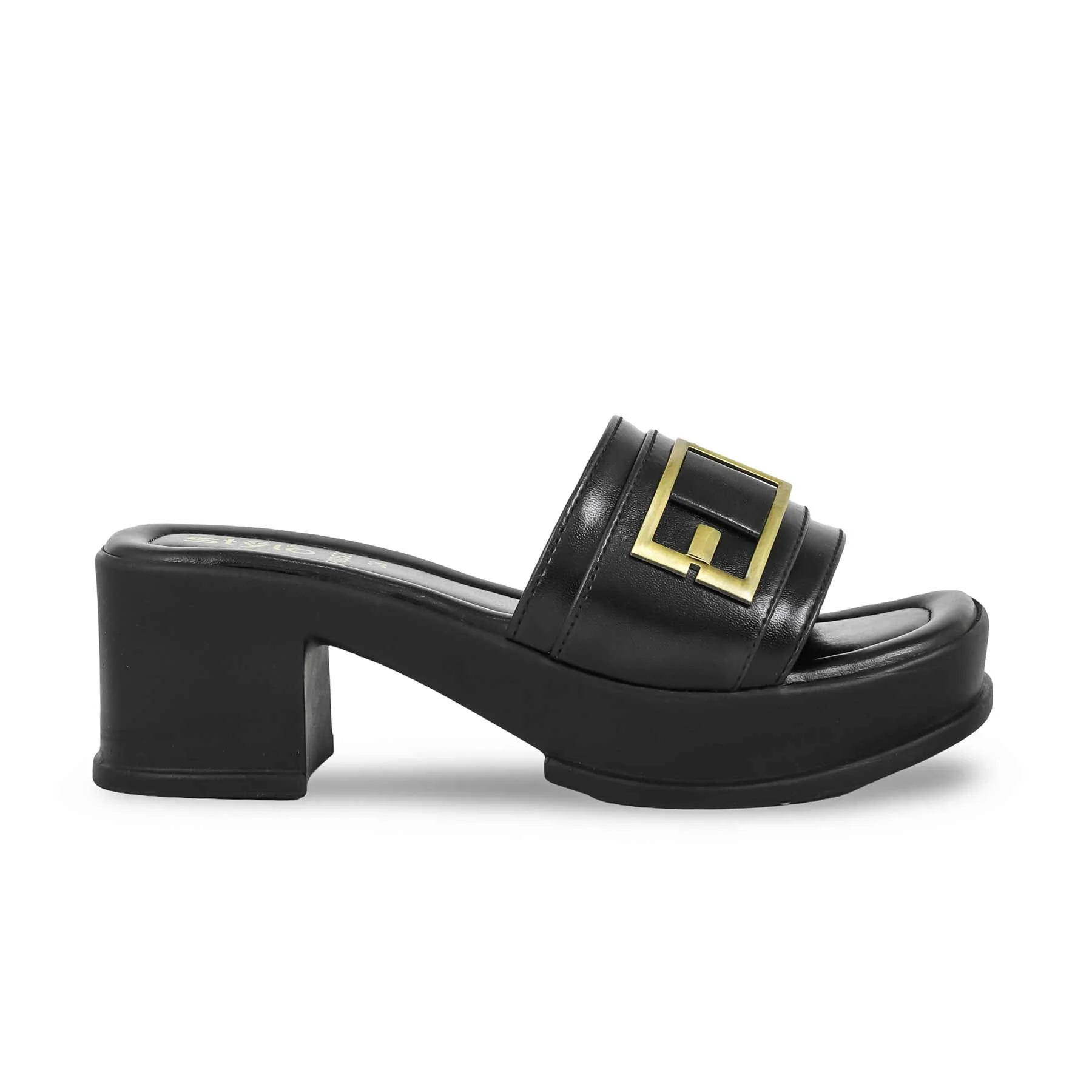 Black Formal Slipper PU0526 - Image 2