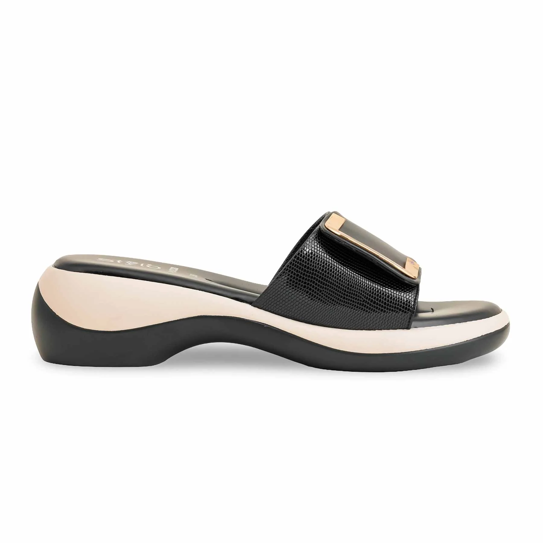 Black Formal Slipper PU0528 - Image 2
