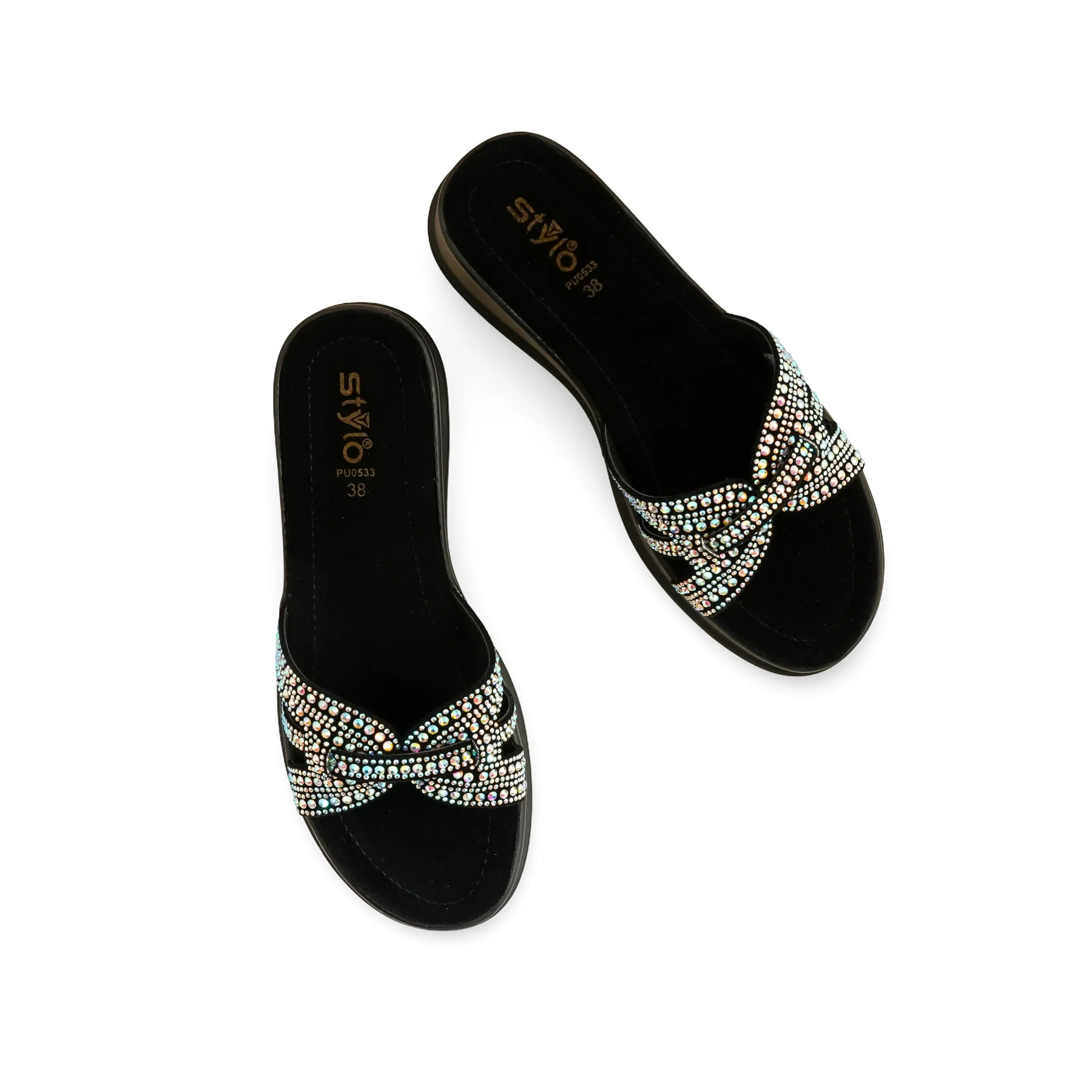 Black Formal Slipper PU0533 - Image 5