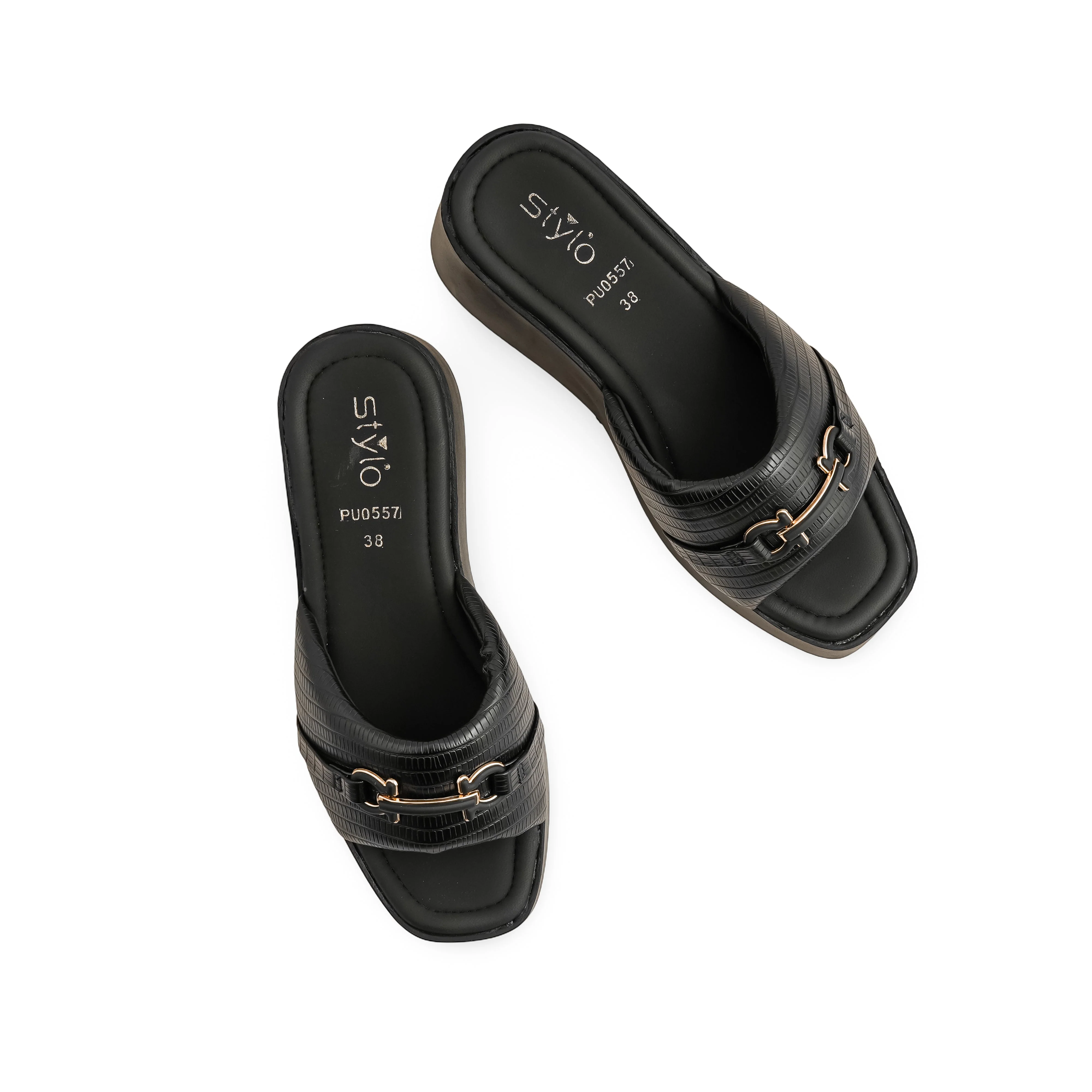 Black Formal Slipper PU0557 - Image 5