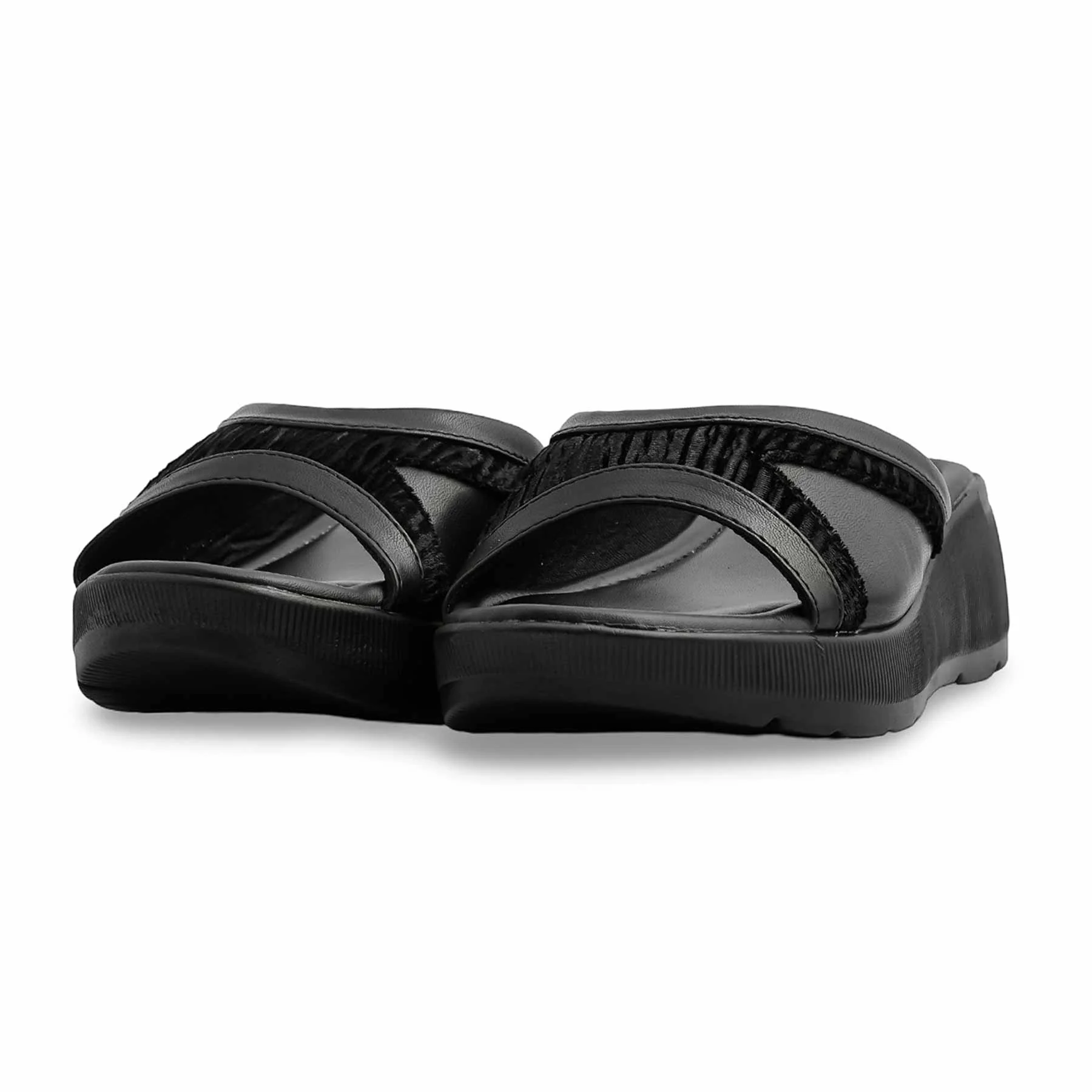 Black Formal Slipper PU0560 - Image 3