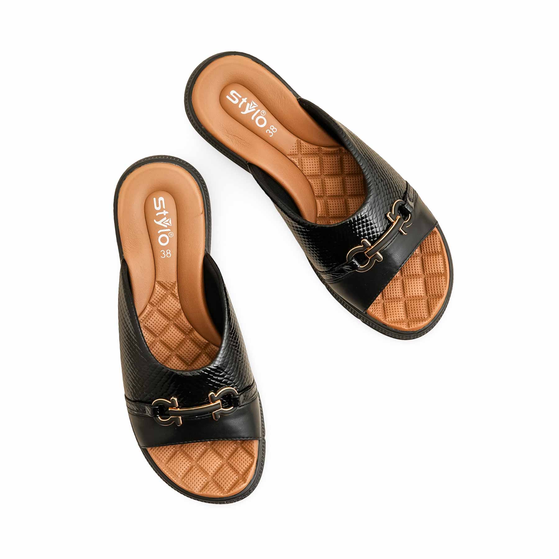 Black Formal Slipper PU0568 - Image 5