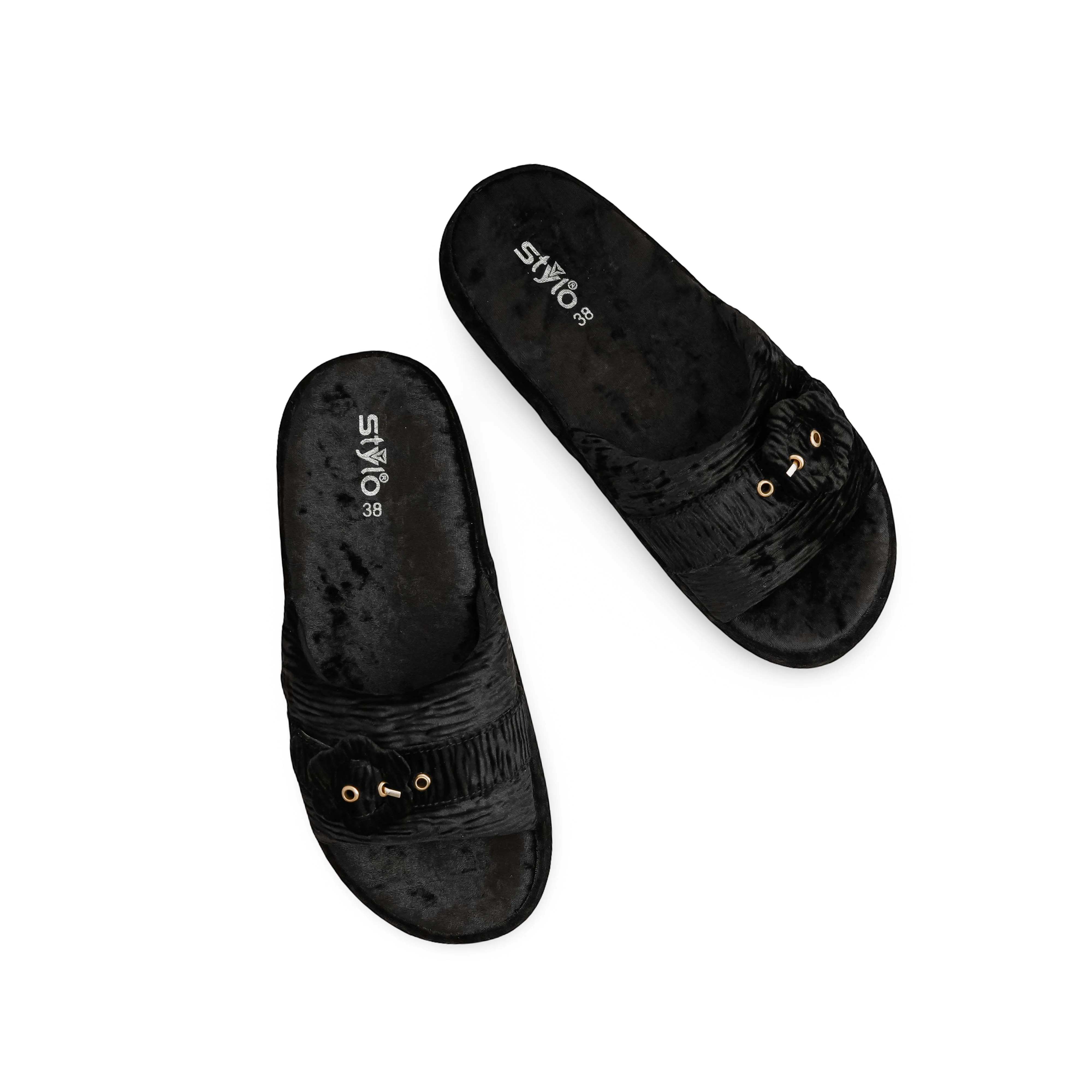 Black Formal Slipper PU0570 - Image 5