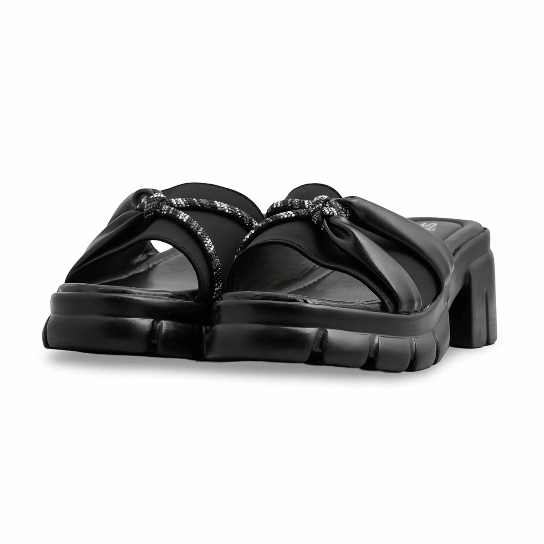 Black Formal Slipper PU0580 - Image 3