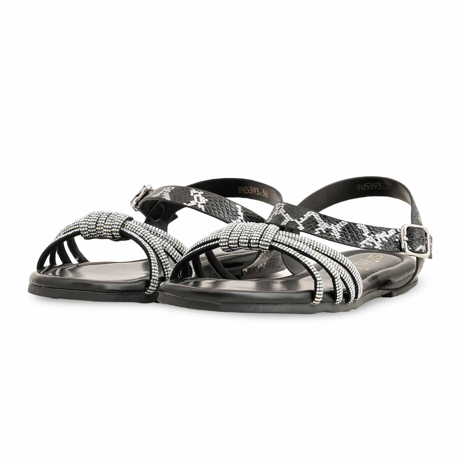 Black Formal Women Sandal FR5393 - Image 3