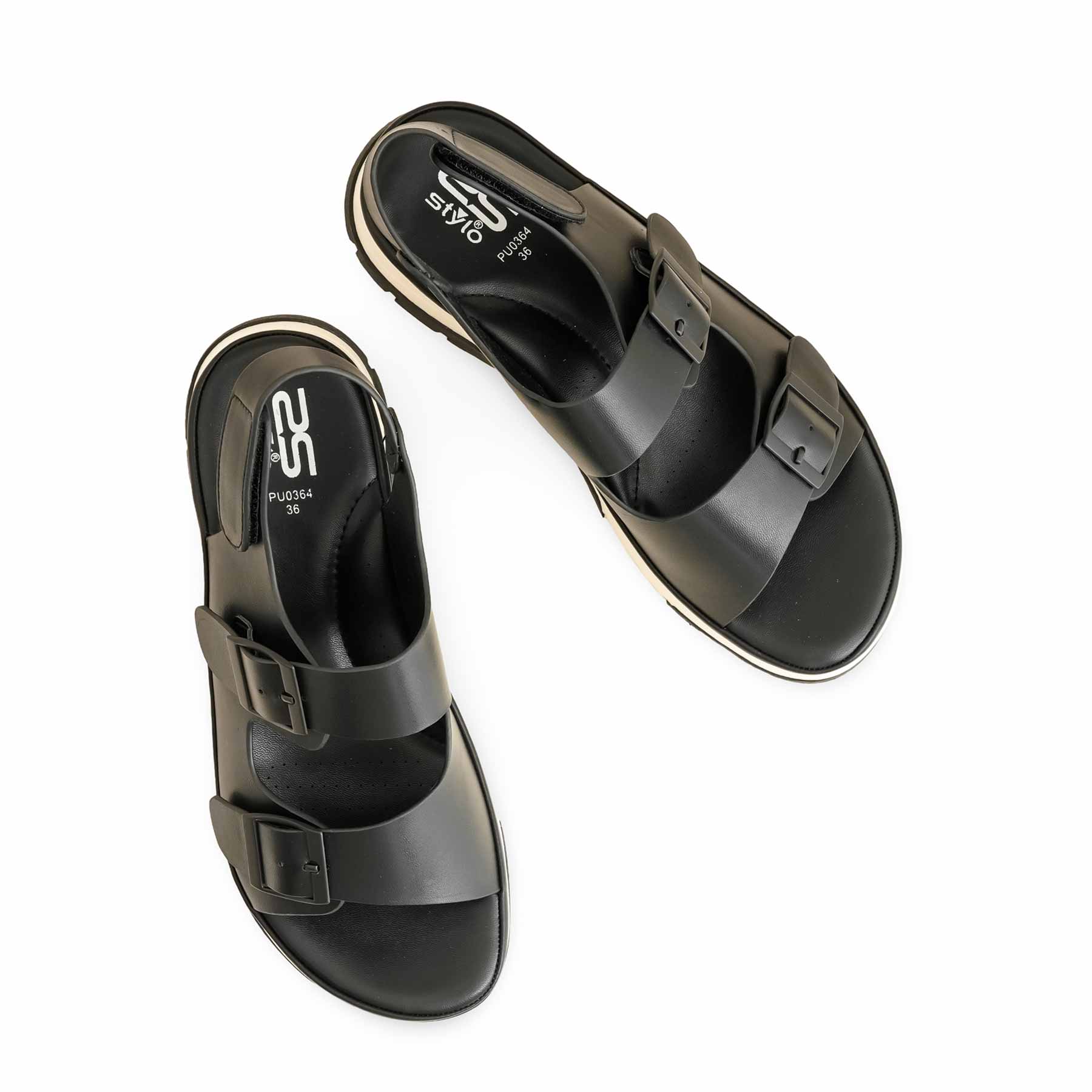 Black Formal Women Sandal PU0364 - Image 5