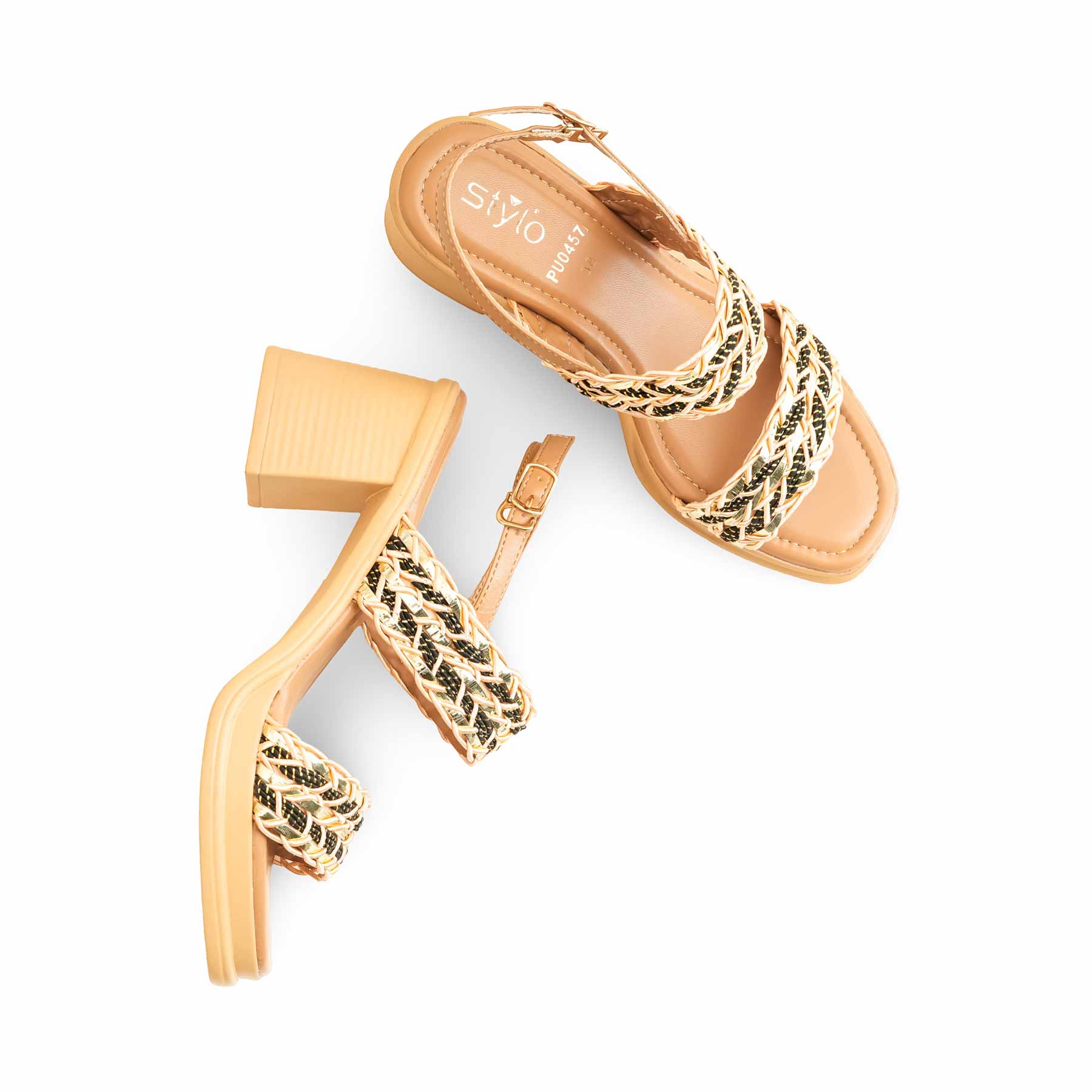 Black Formal Women Sandal PU0457 - Image 5