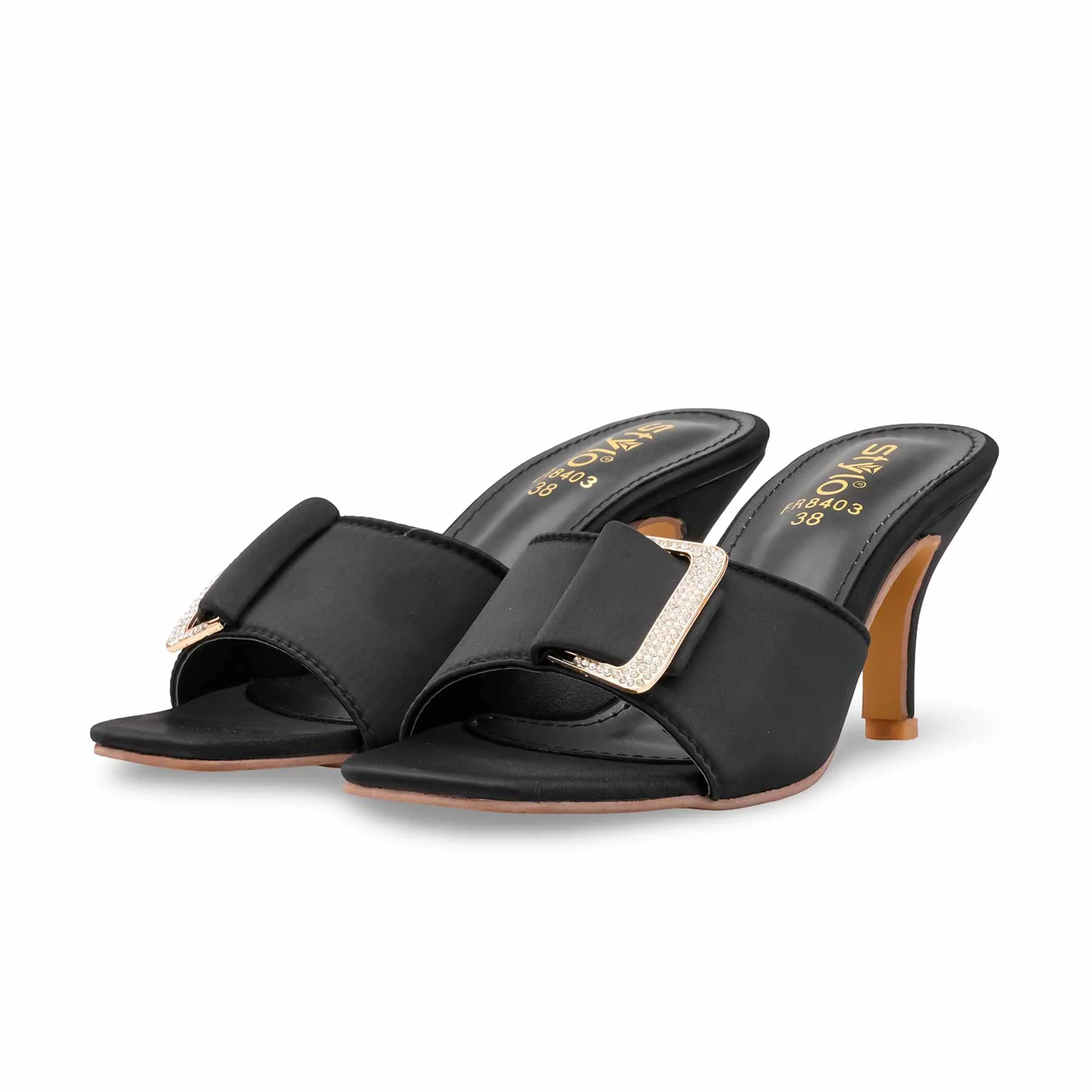 Black Formal Women Slipper FR8403 - Image 3