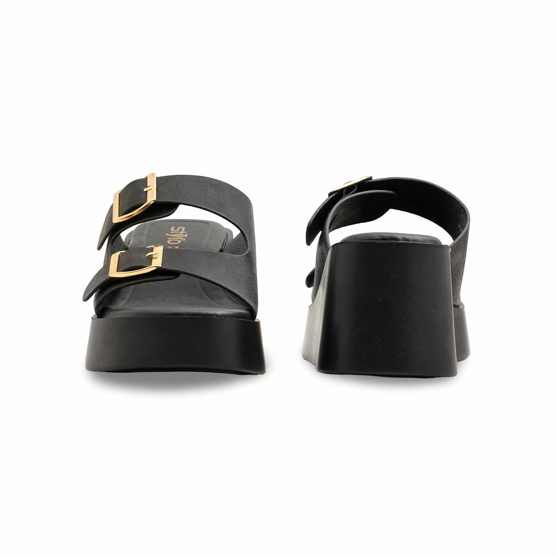 Black Formal Women Slipper PU0390 - Image 4