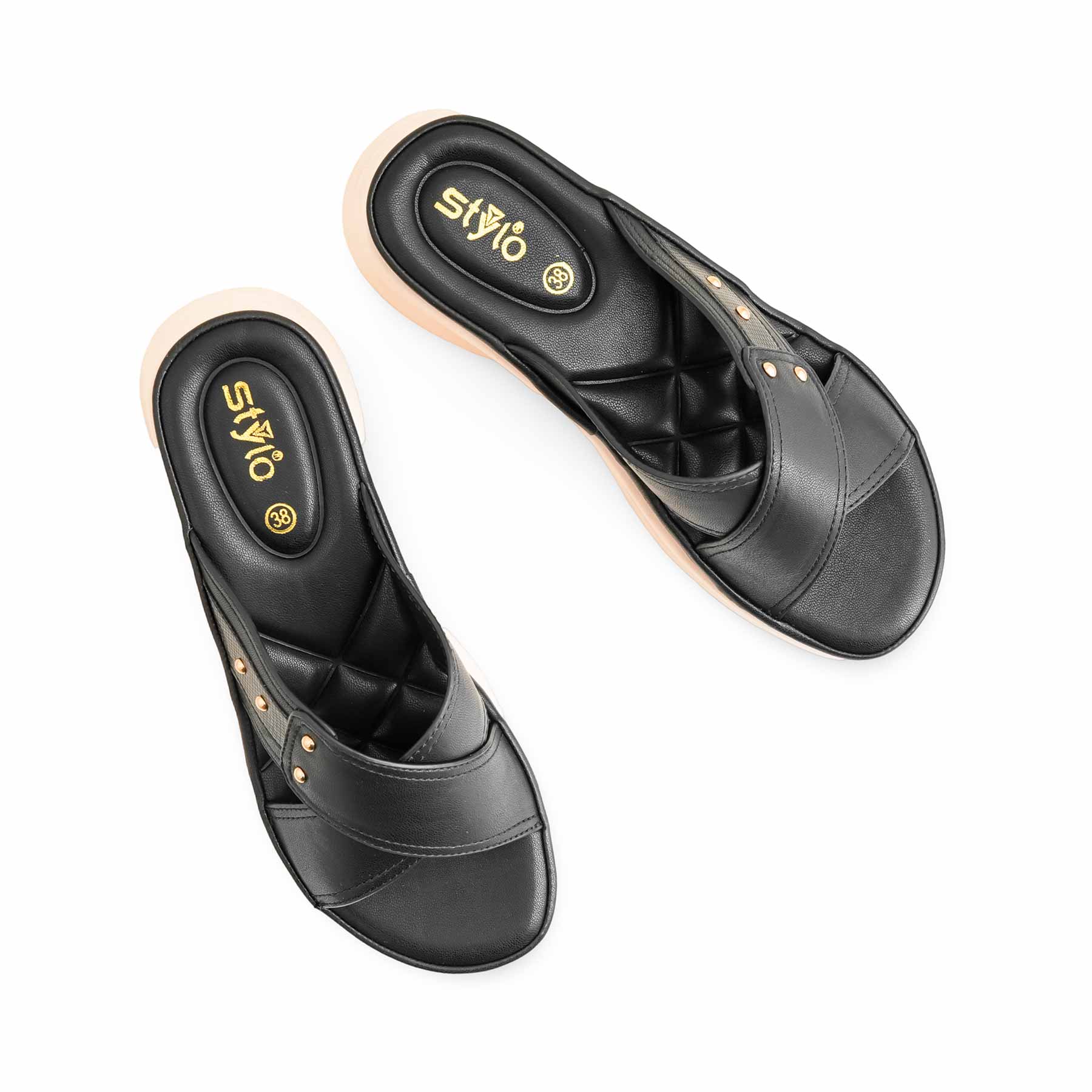 Black Formal Women Slipper PU0509 - Image 5
