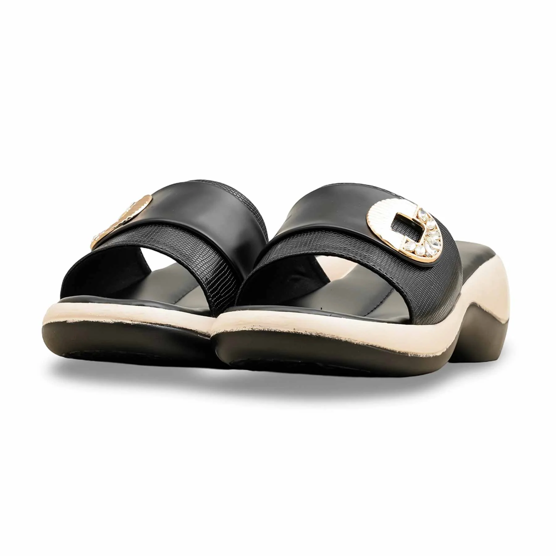 Black Formal Women Slipper PU0615 - Image 3