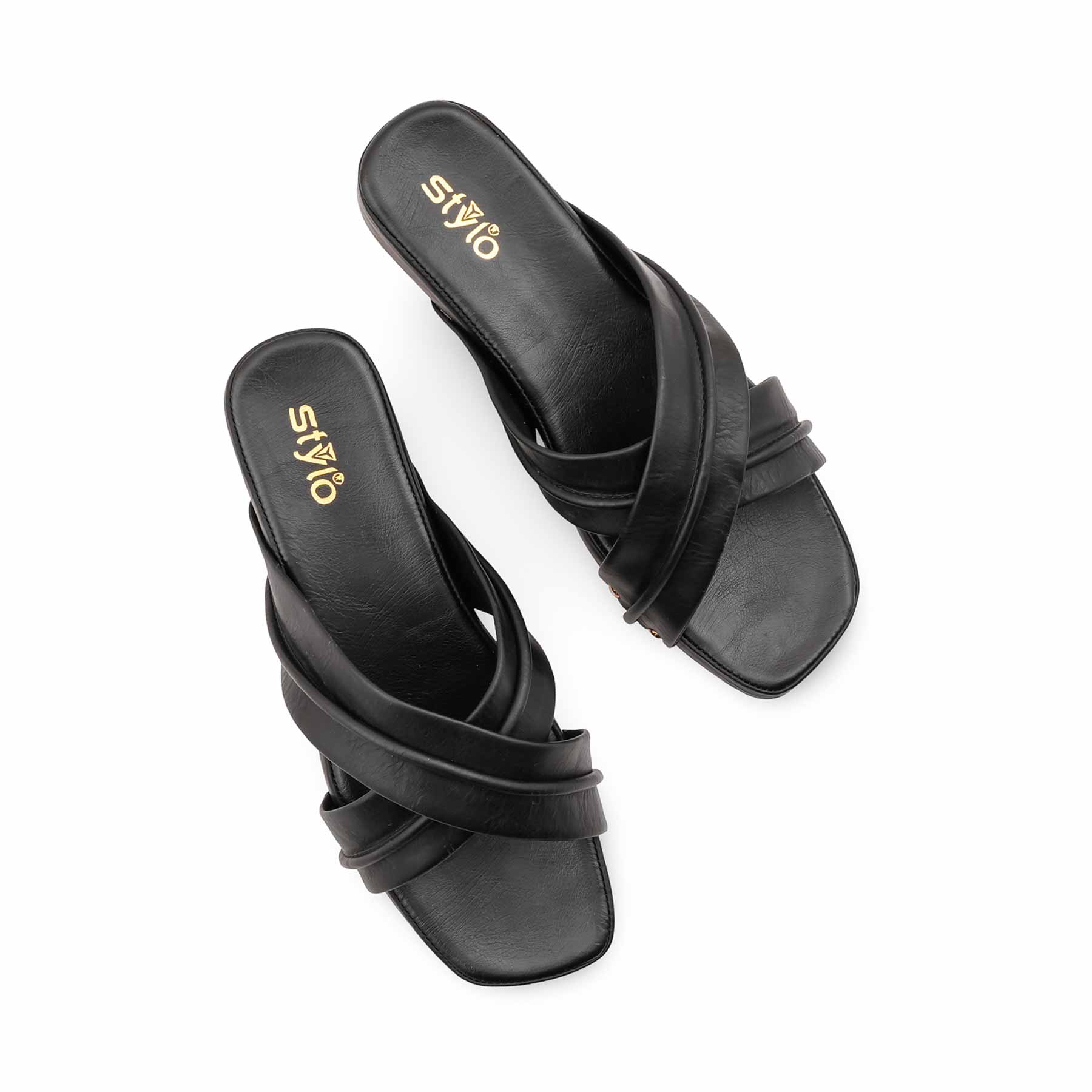 Black Formal Women Slipper PU0664 - Image 5