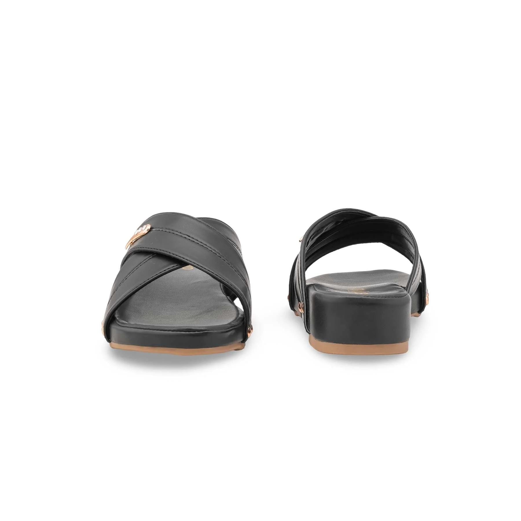 Black Formal Women Slipper PU0665 - Image 4