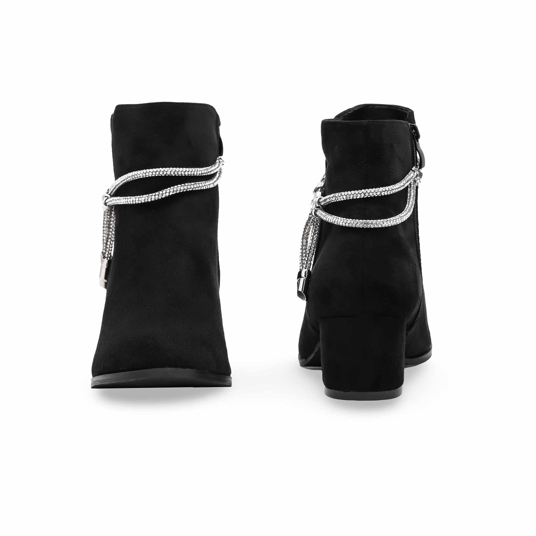 Black Long Shoes For Women WN9018 - Image 3