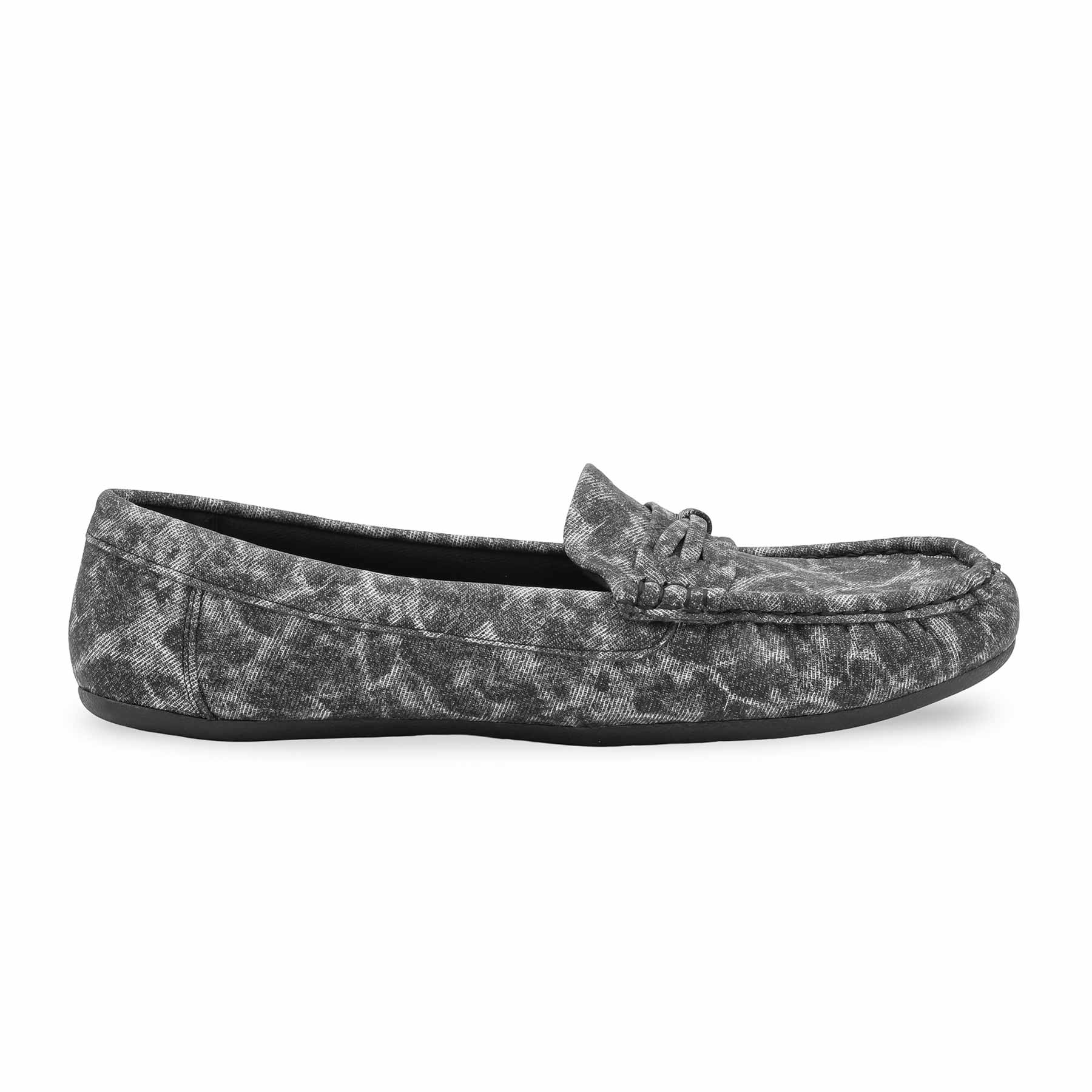 Black Moccasin For Ladies LWN430 - Image 3