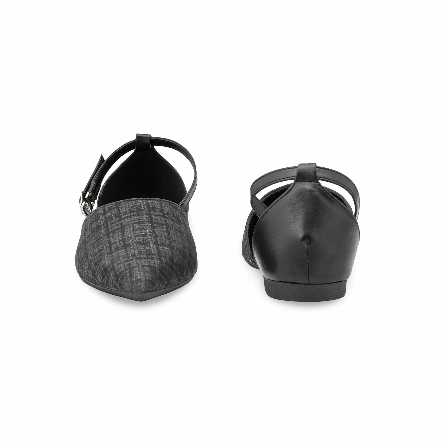 Black Moccasin For Women WN1307 - Image 4