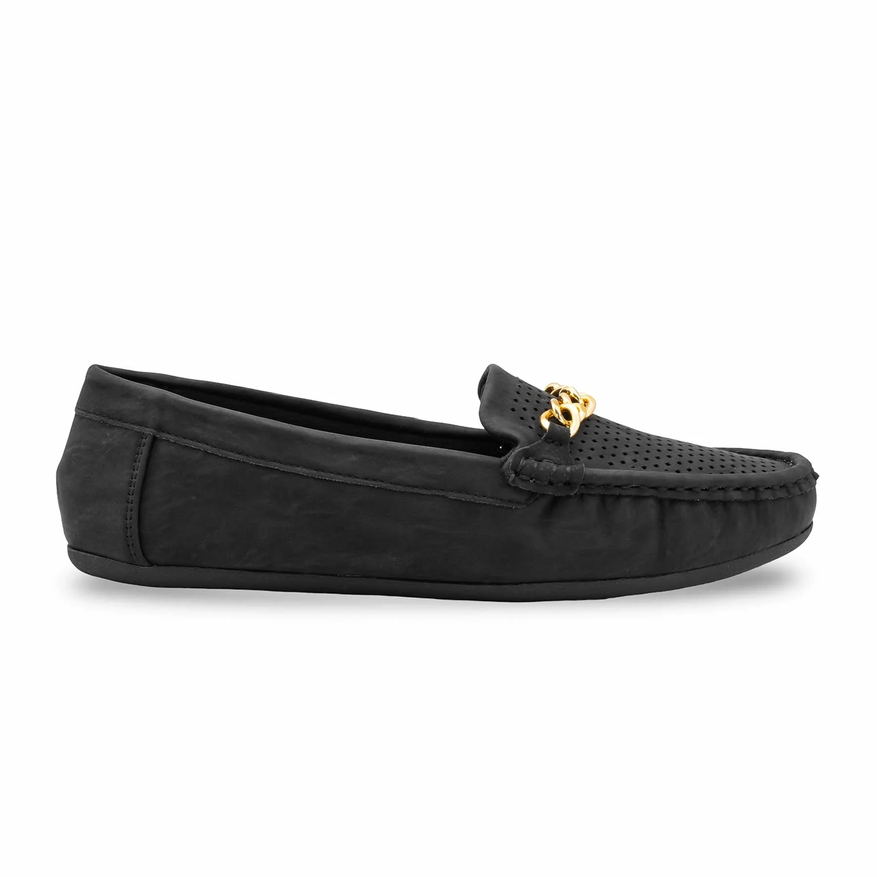 Black Moccasin For Women WNS012 - Image 2