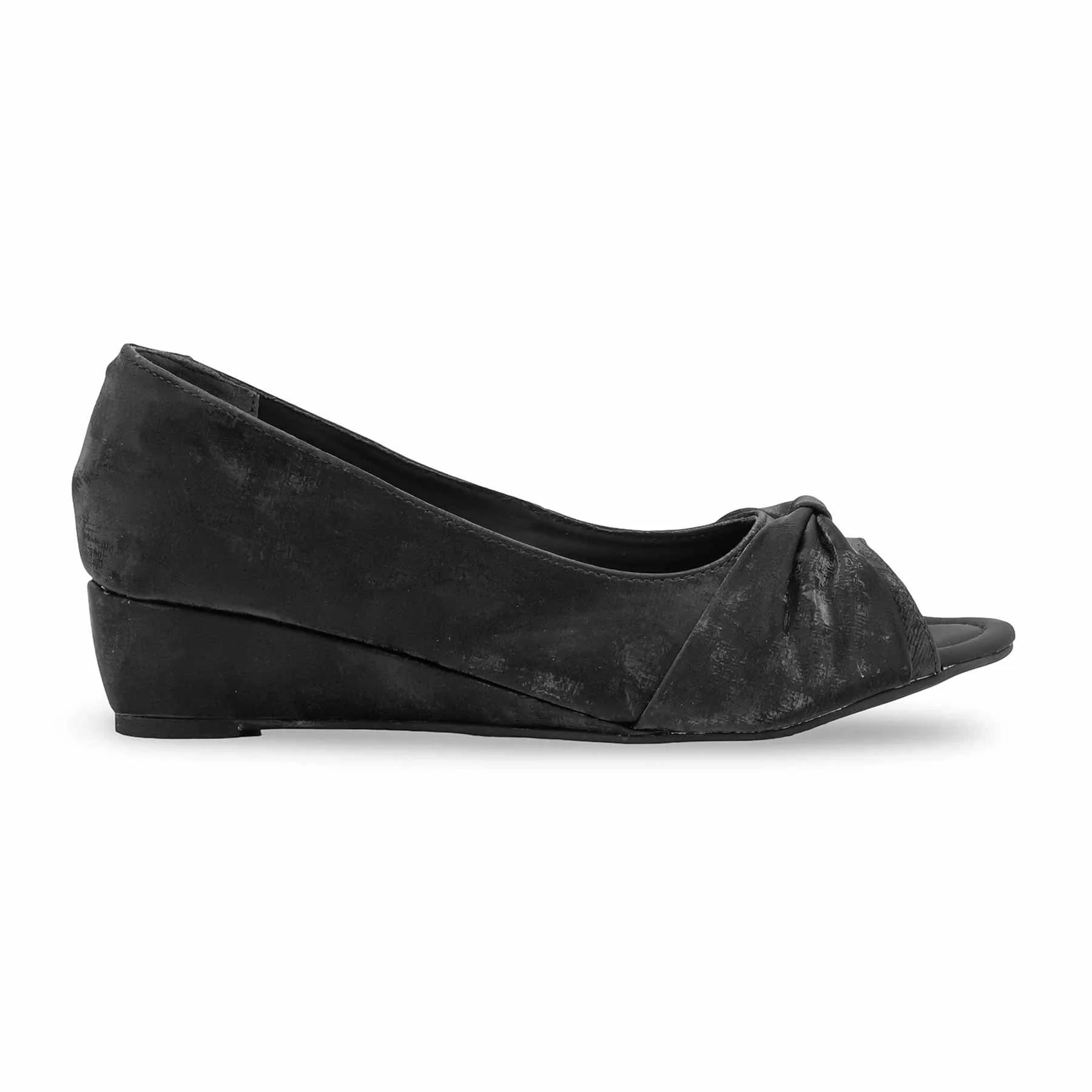Black Peep Toes For Ladies WN8091 - Image 2