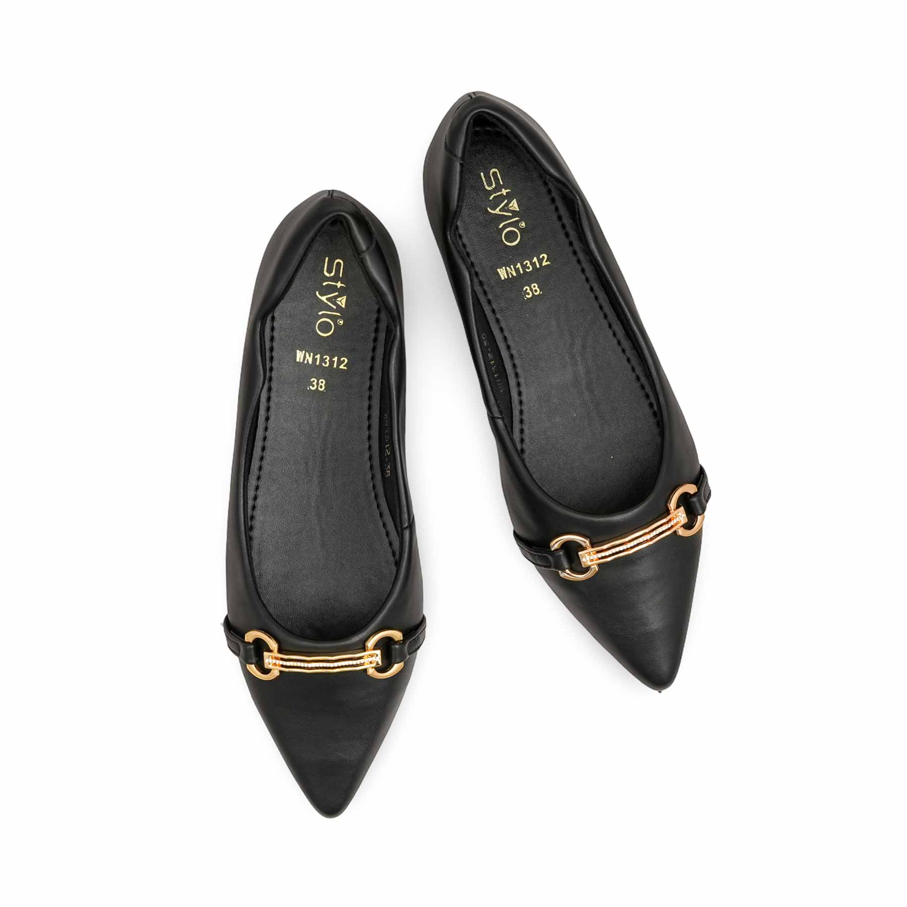 Black Pumps For Women WN1312 - Image 5