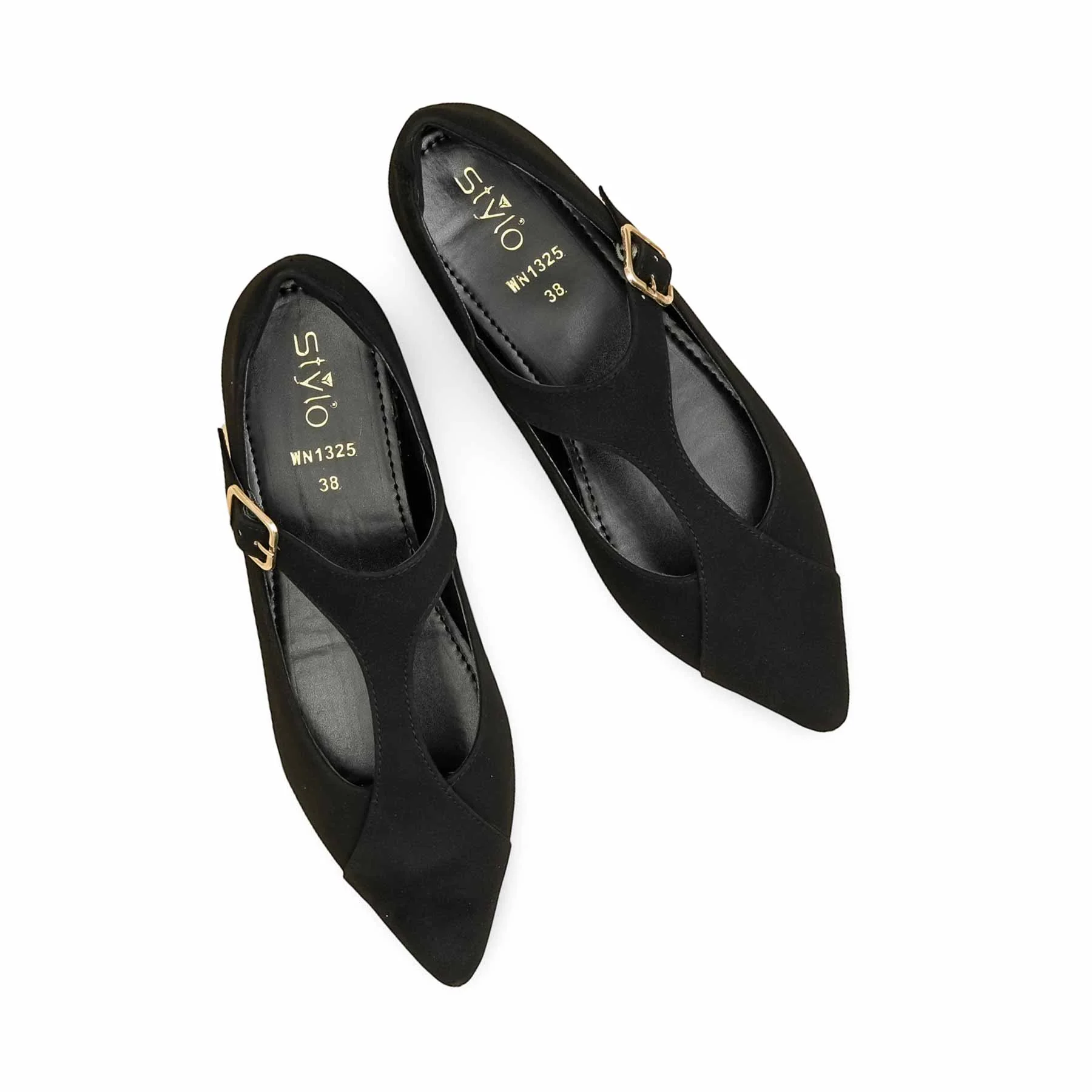 Black Pumps For Women WN1325 - Image 5