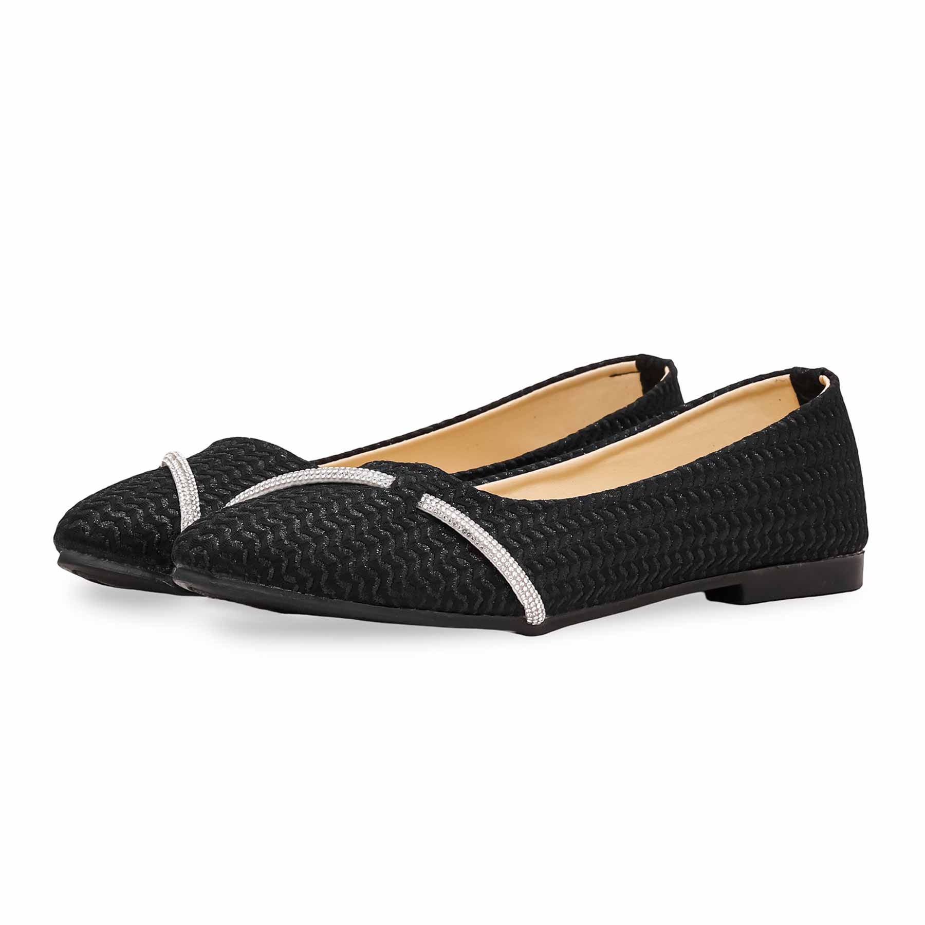 Women's Black Pumps WN0992 - Image 2