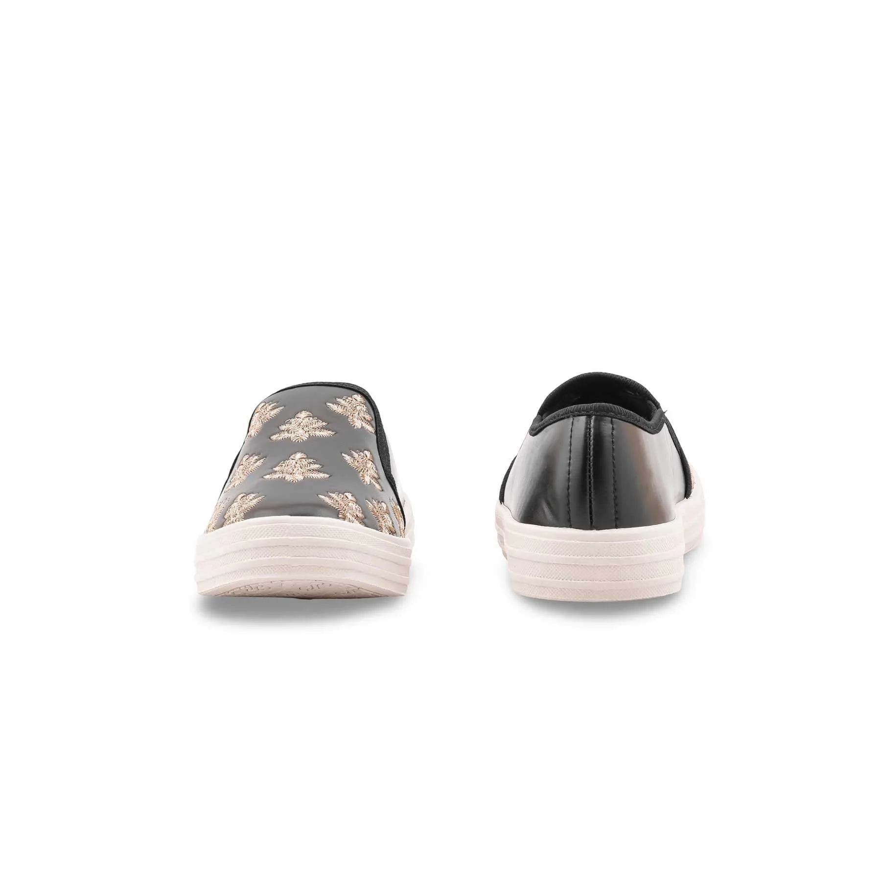 Black Sneaker For Ladies WN6205 - Image 11