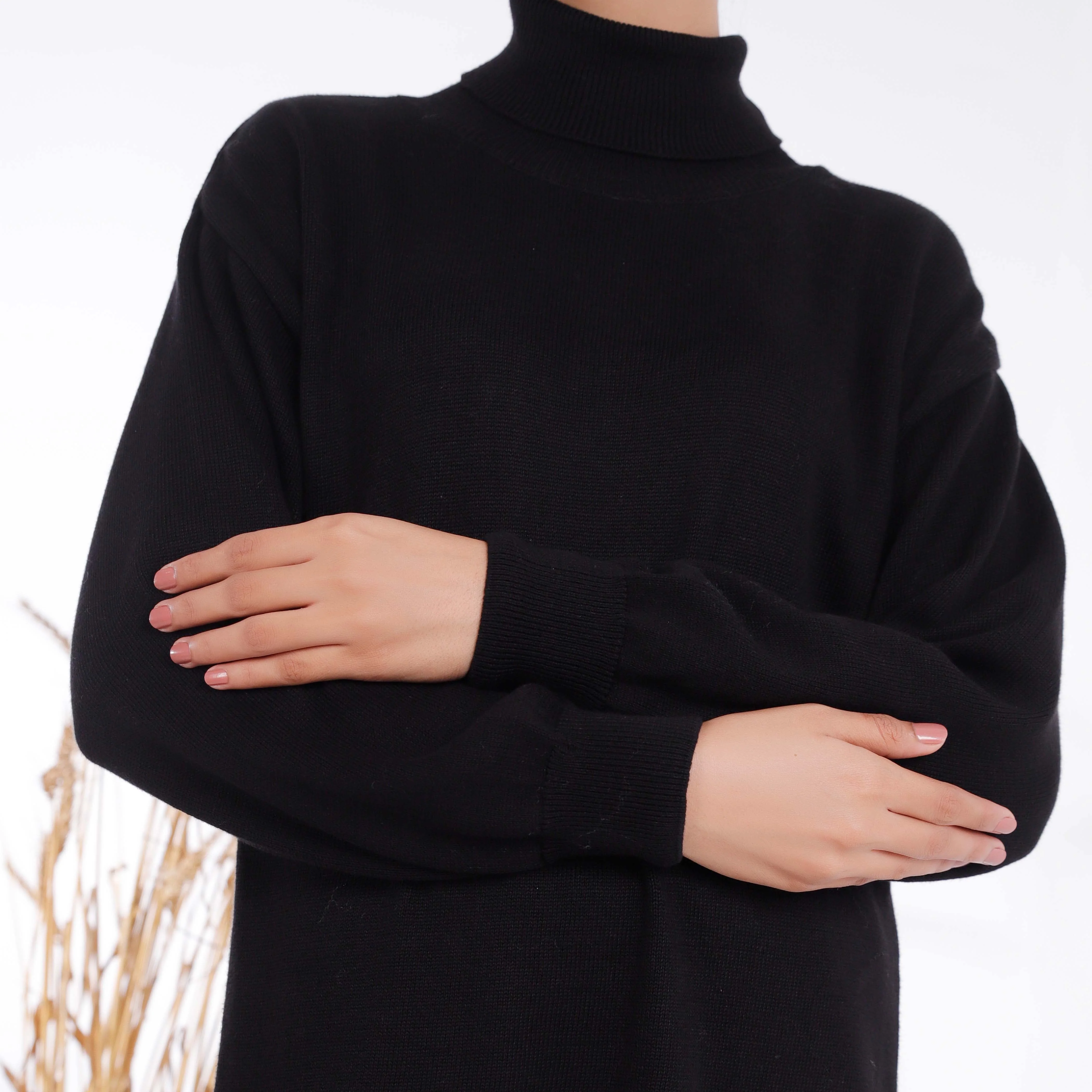 Black Sweaters Co-ord Set PW4855 - Image 3