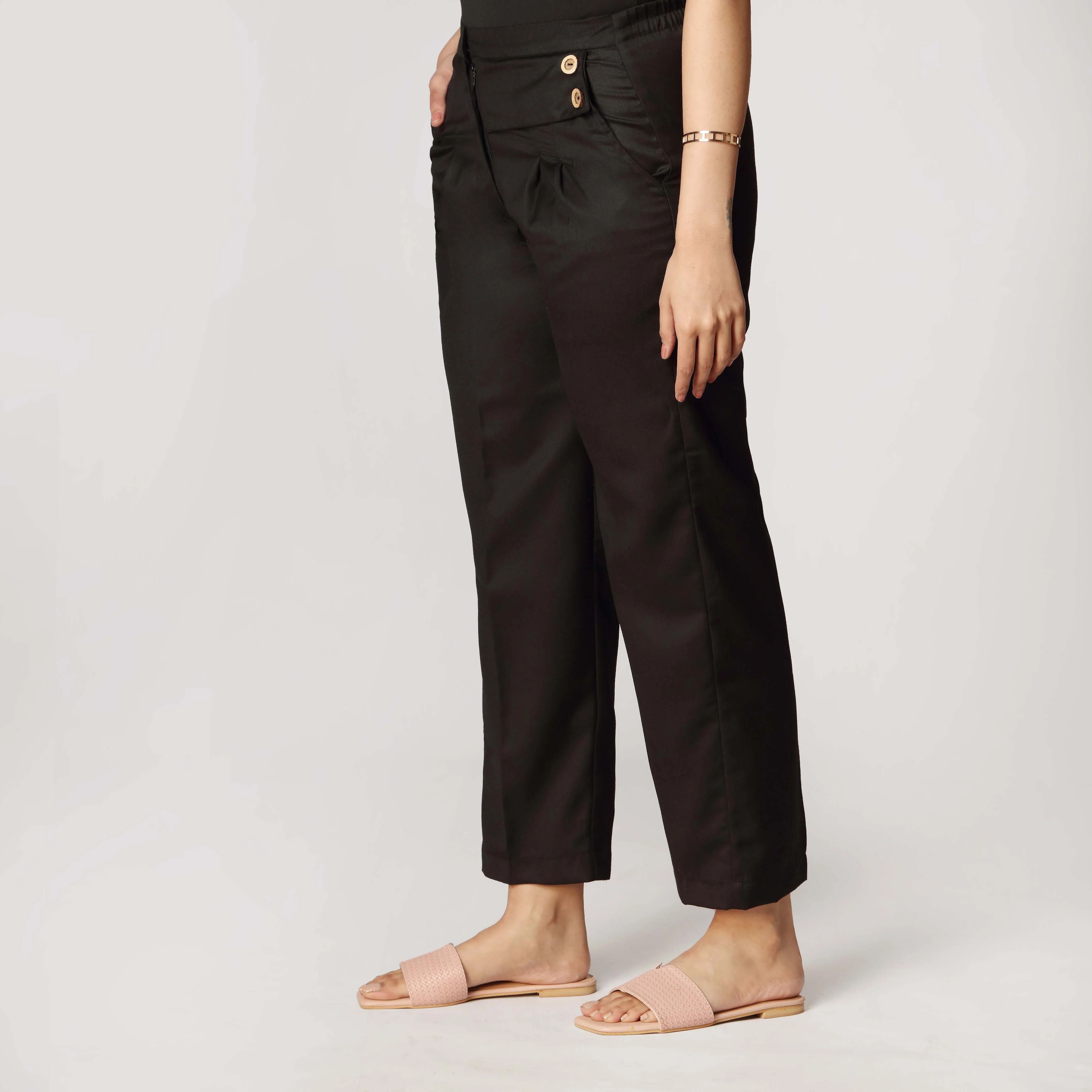 Black Western Pants PW2554 - Image 3