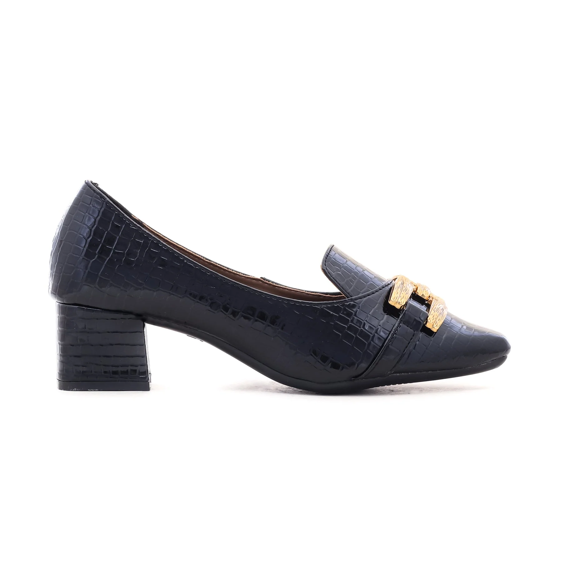 Black Court Shoes WN7229 - Image 2