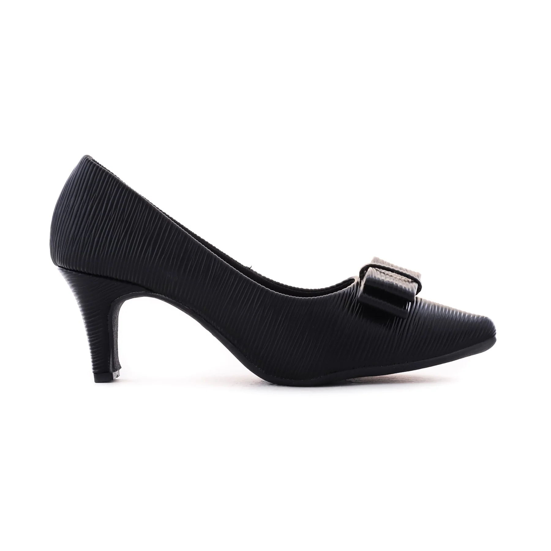 Black Court Shoes WN7247 - Image 2