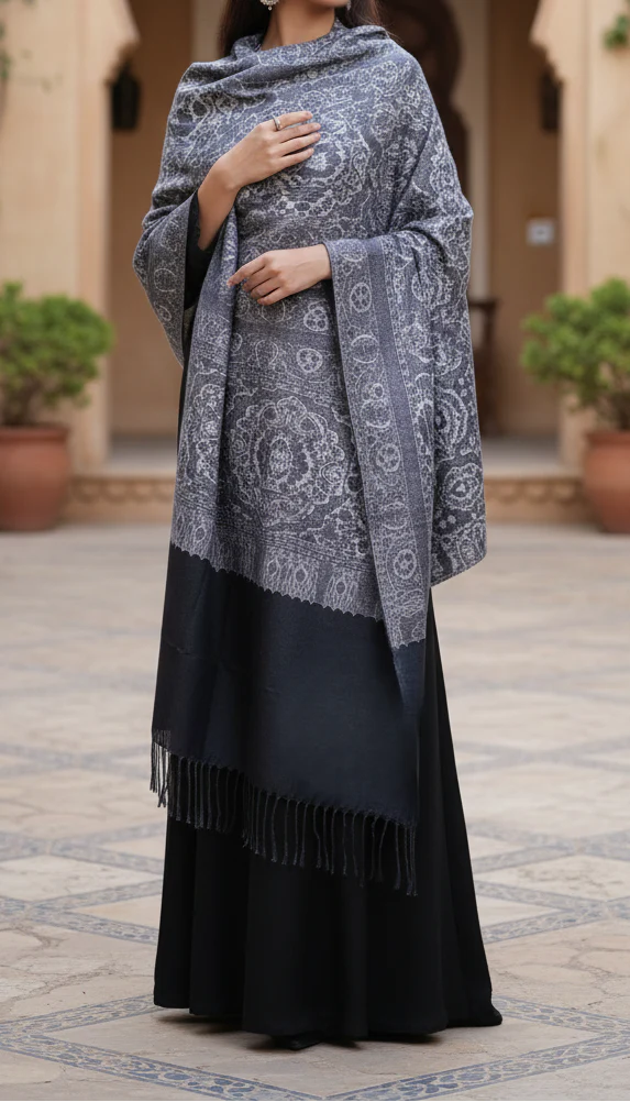 Black Winter Stole PN5191 - Image 2