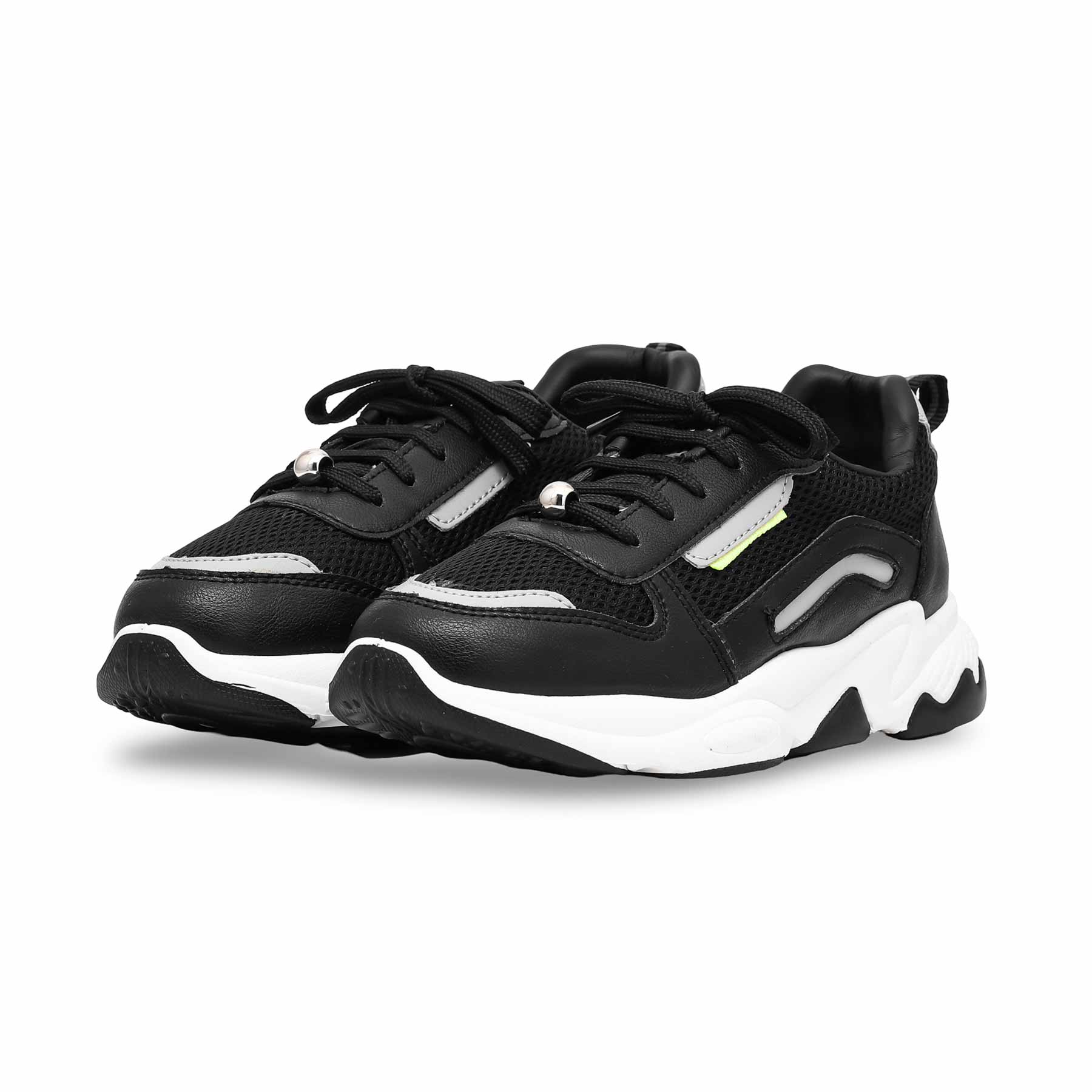 Black Women Casual Sneaker AT7325 - Image 3