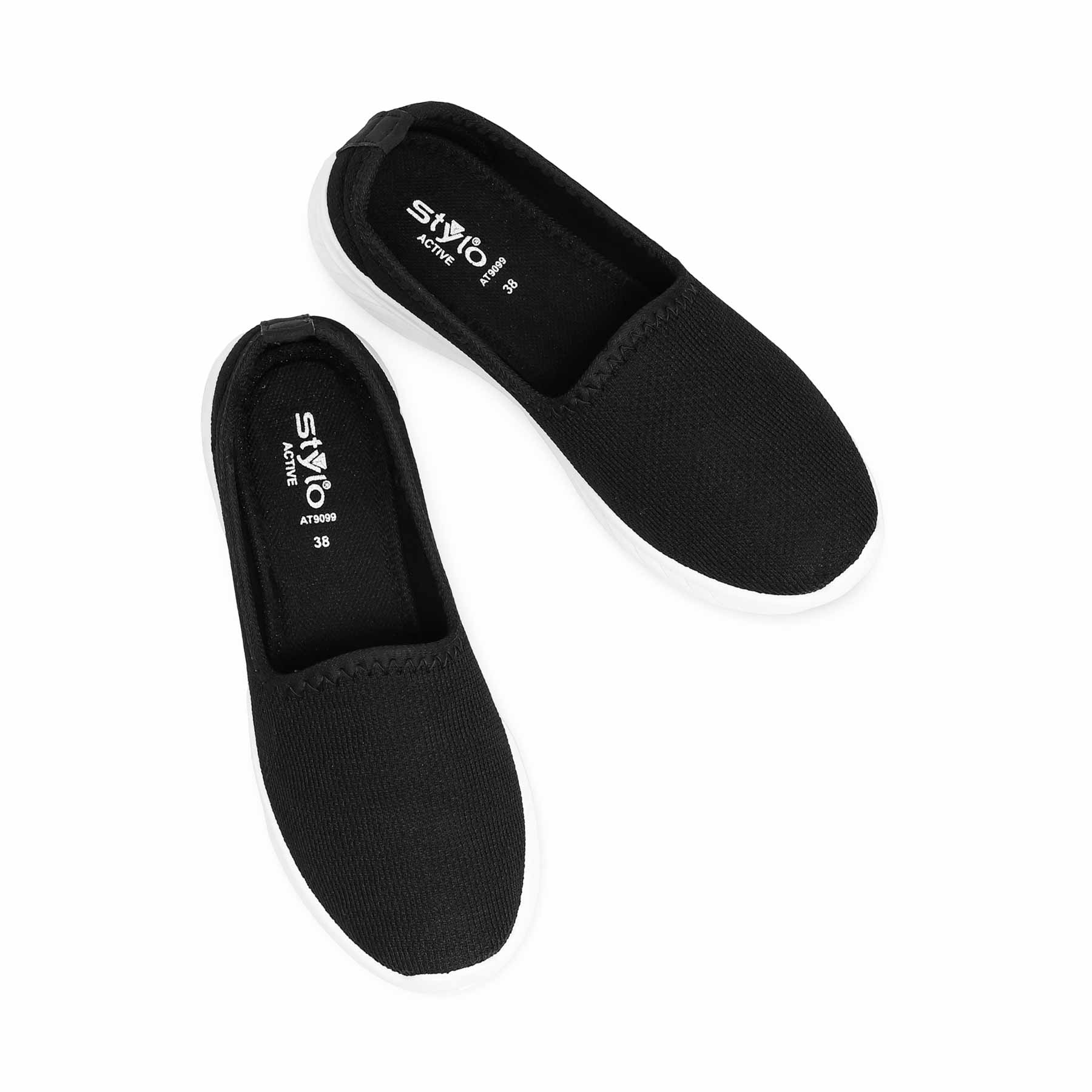 Black Women Casual Sneaker AT9099 - Image 5