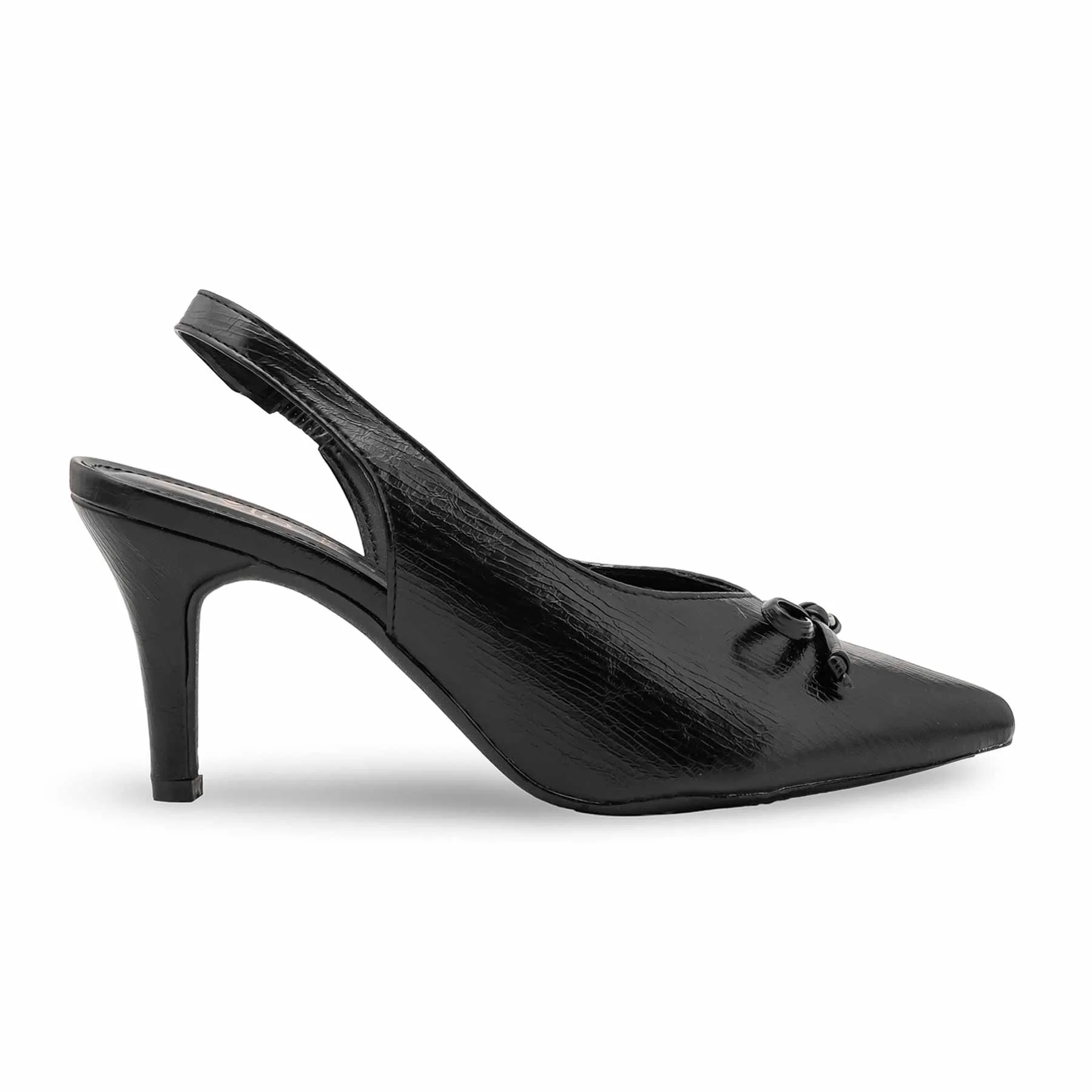 Black Women Court Shoes WN7558 - Image 2