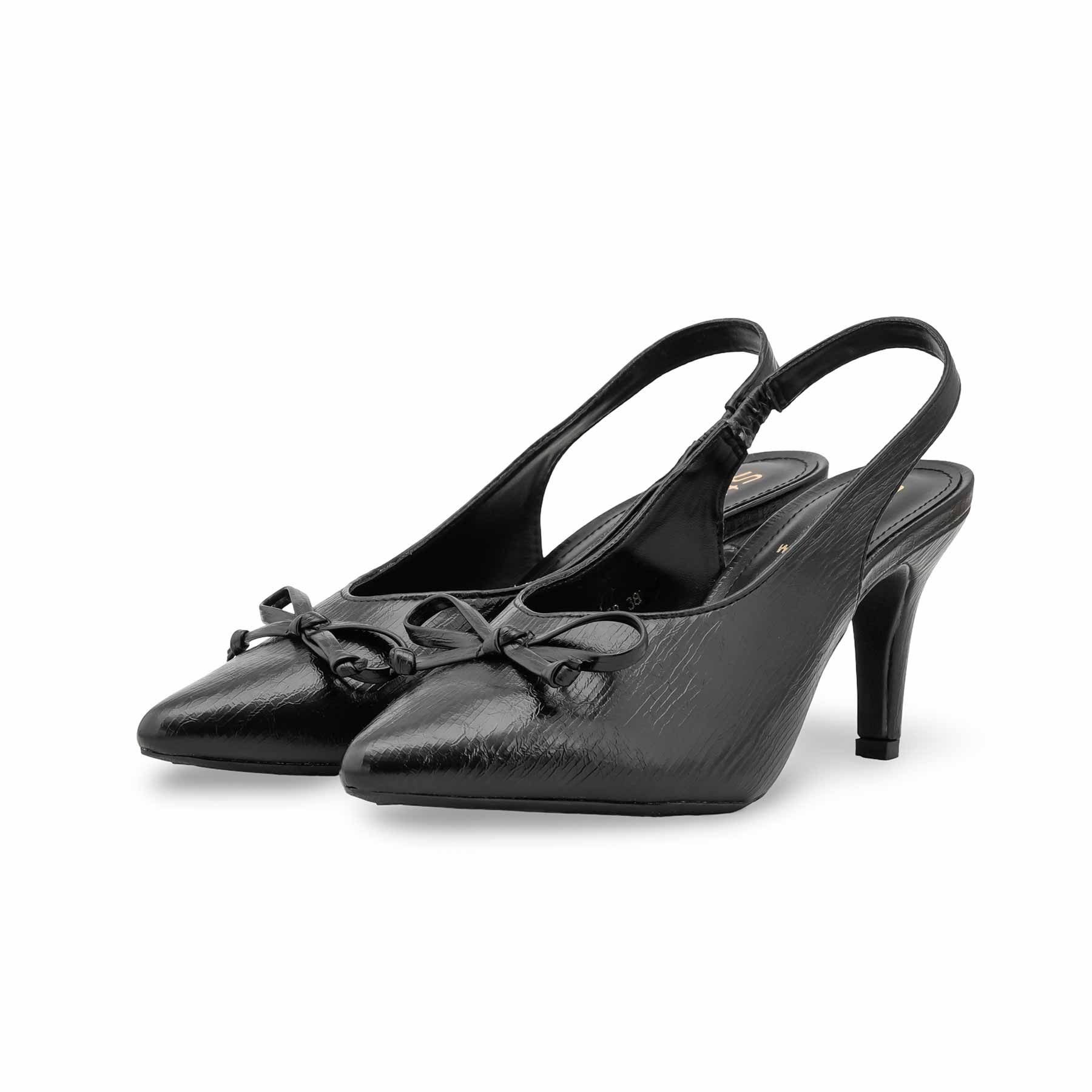 Black Women Court Shoes WN7558 - Image 3