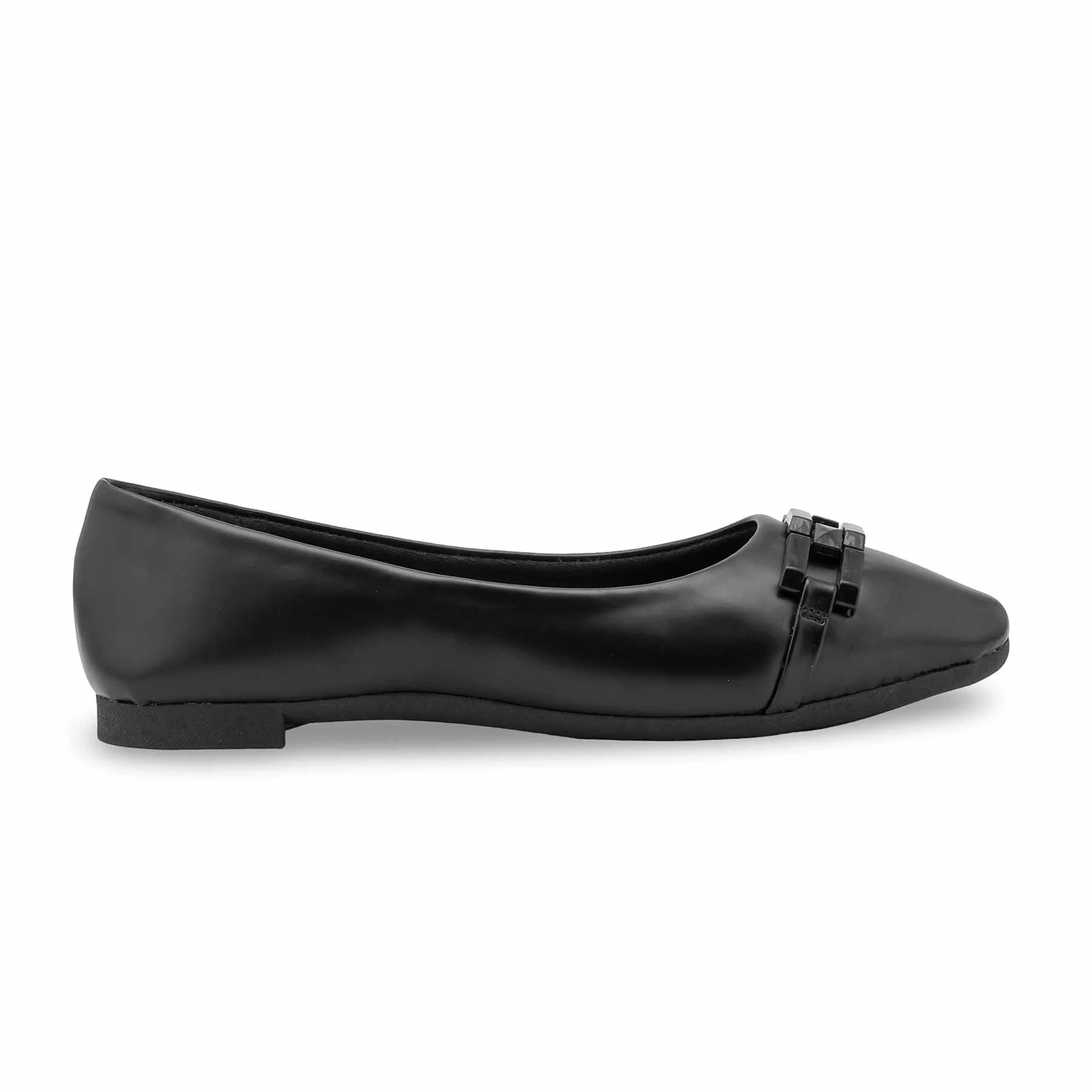 Black Women Court Shoes WNS015 - Image 2