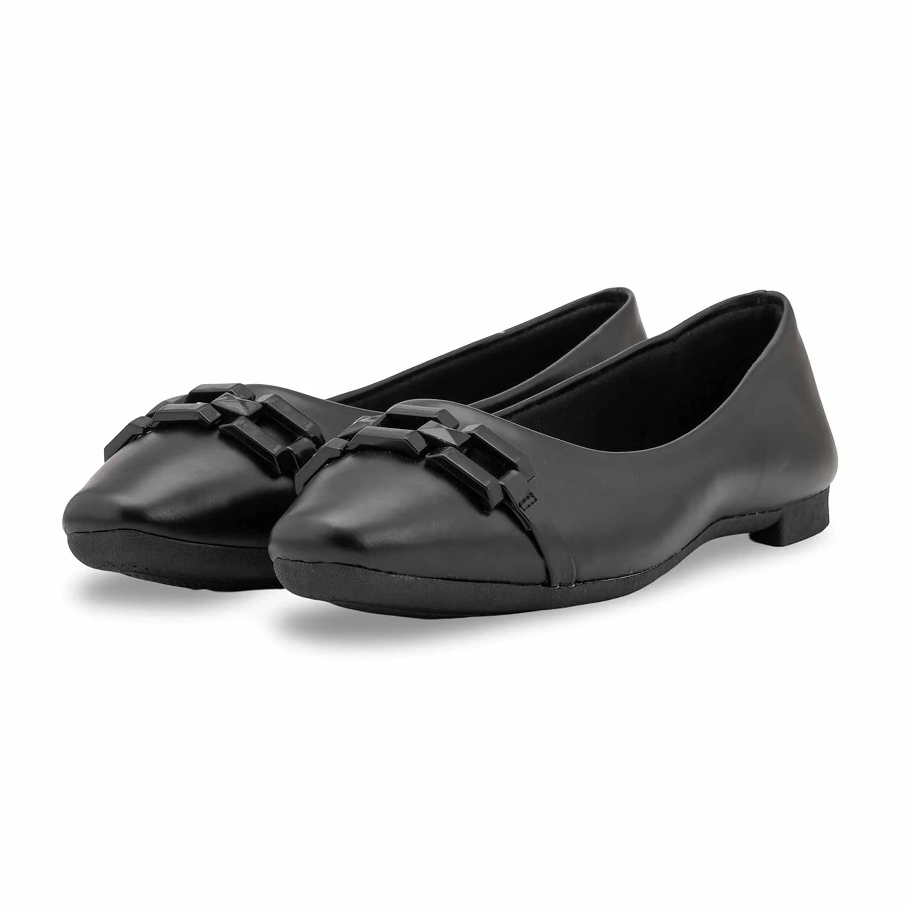 Black Women Court Shoes WNS015 - Image 3