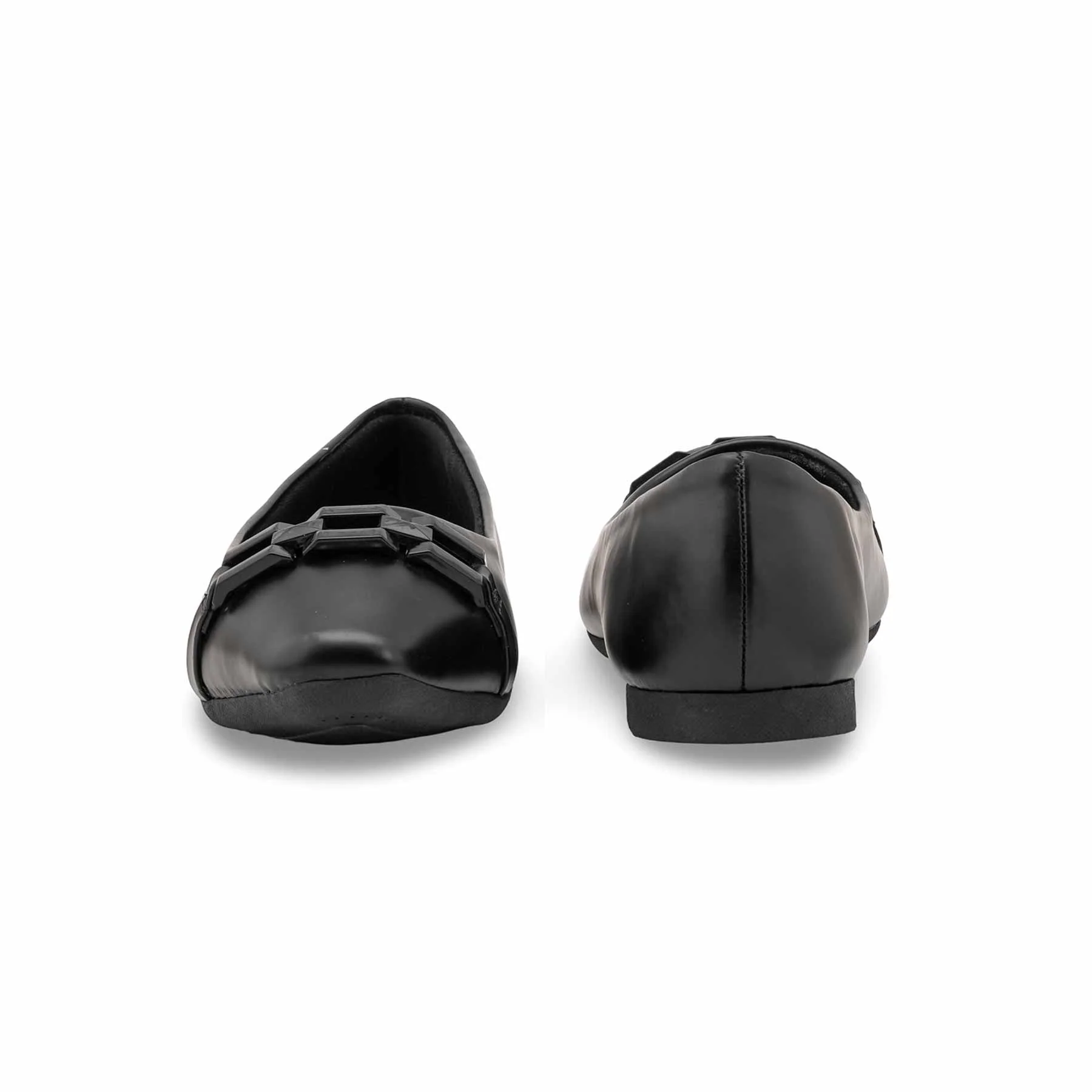 Black Women Court Shoes WNS015 - Image 4