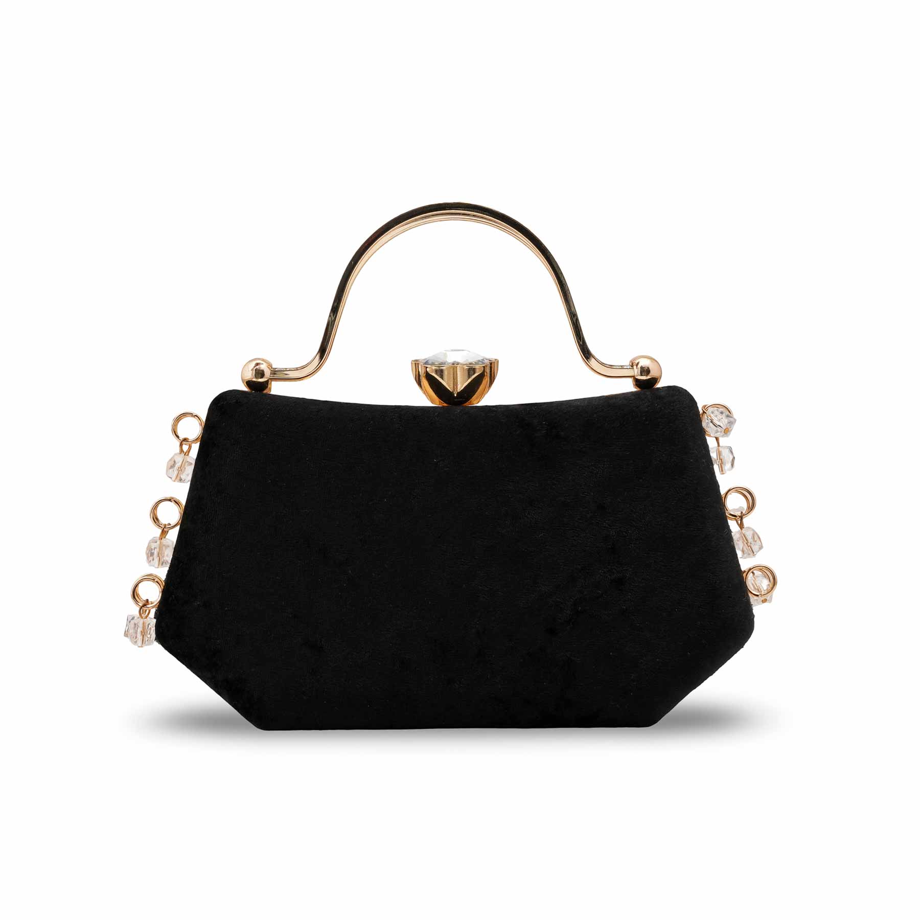 Black Women Fancy Clutch P15715 - Image 2
